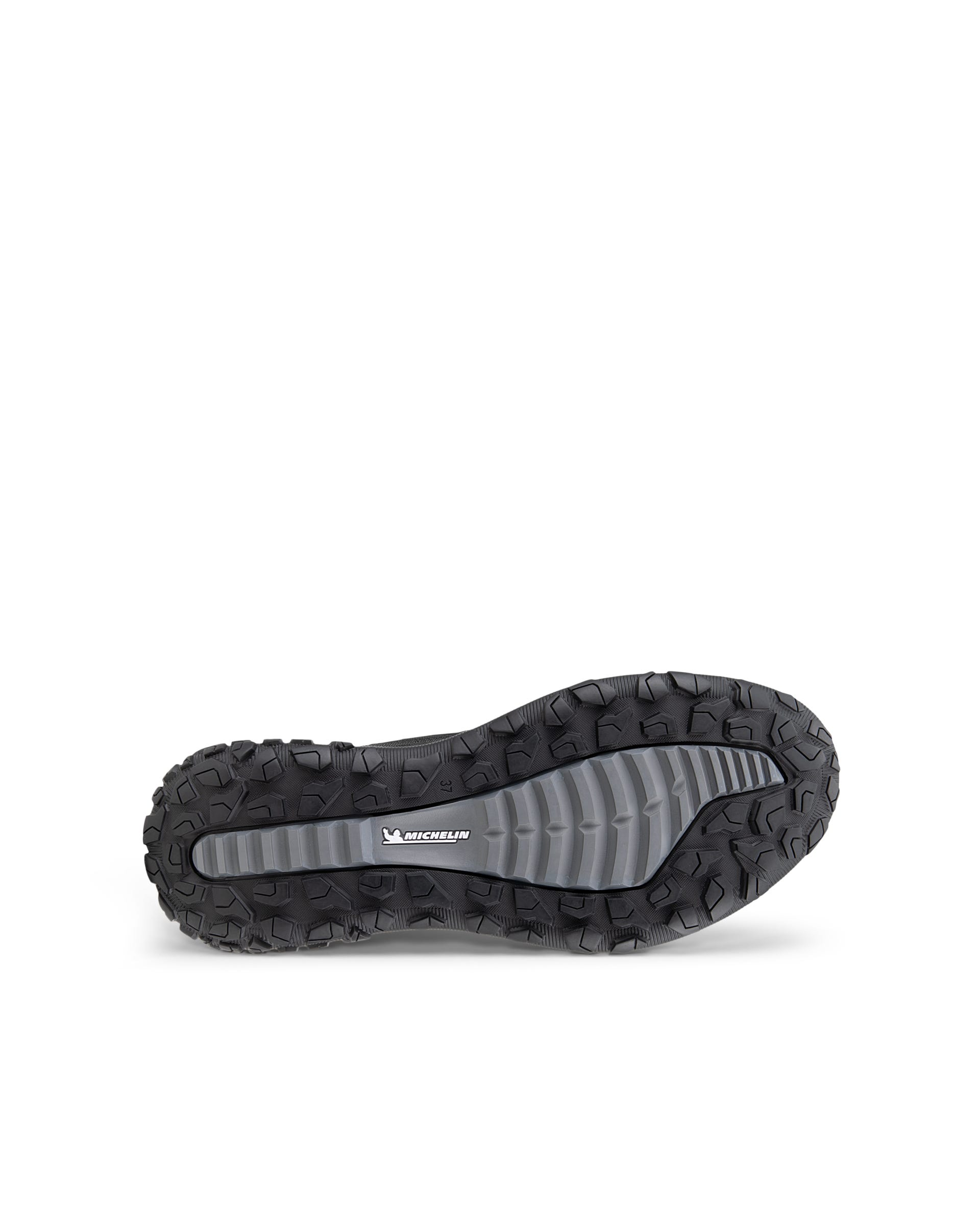 ECCO® ULT-TRN Mid chaussure de randonnée imperméable en nubuck pour femme - Noir - Sole