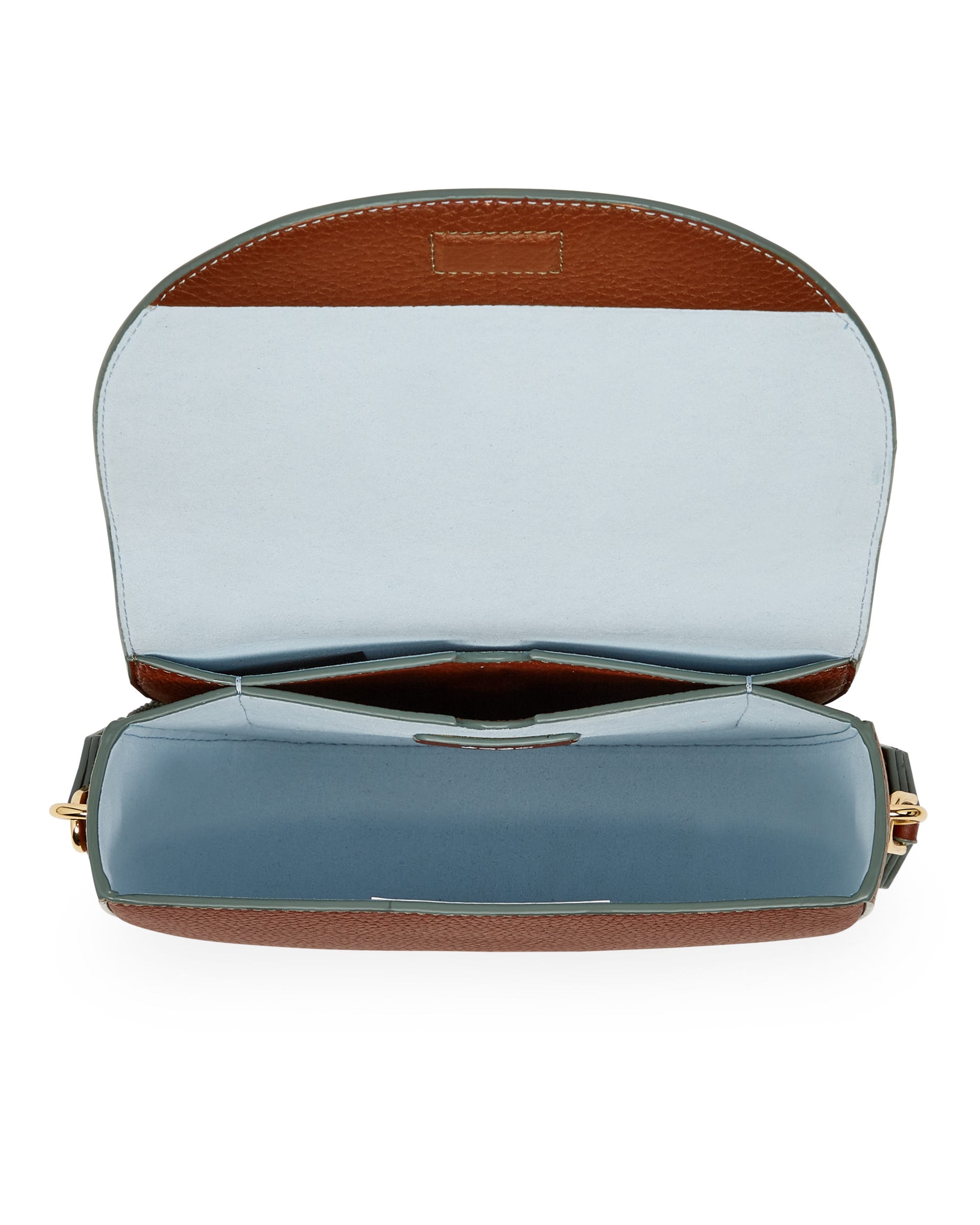 ECCO Saddle Pebbled レザーショルダーバッグ - ブラウン - Birdeye