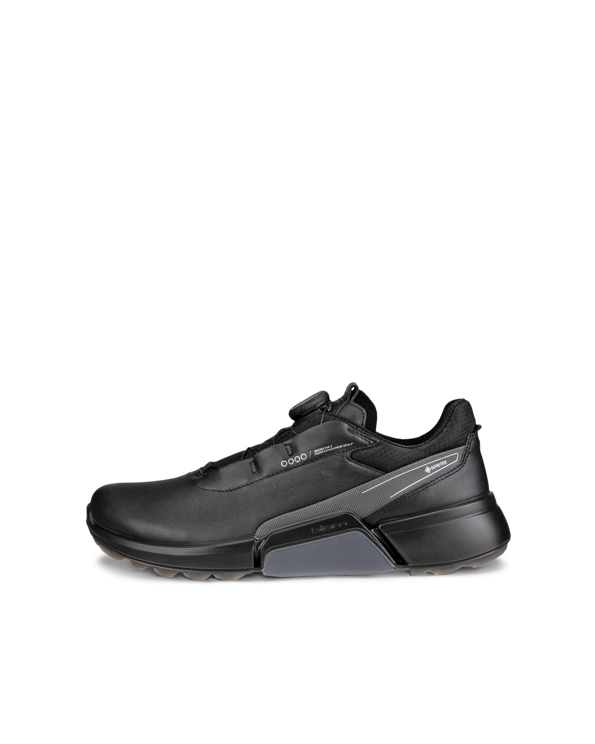 Men's ECCO® Golf Biom H4 Leather Gore-Tex Shoe | Black