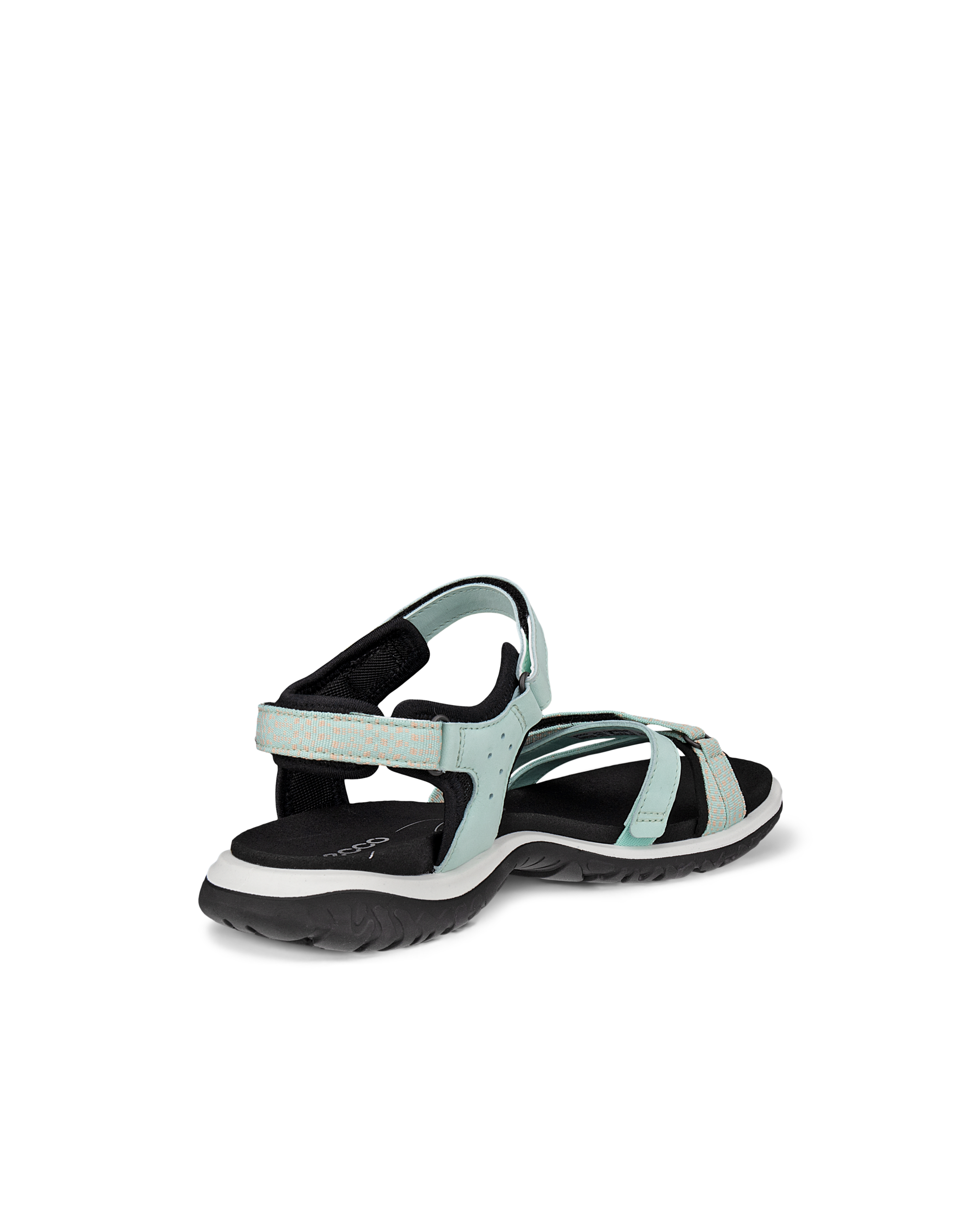Women's ECCO® Offroad Roam Nubuck Outdoor Sandal - Green - Back