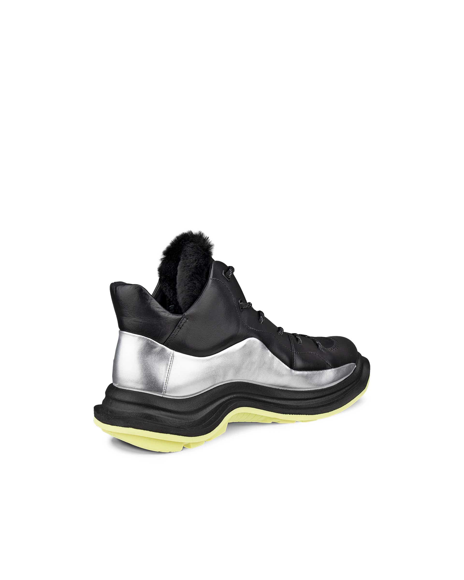 ECCO OFFROAD WOMEN ウィメンズ レザーレースアップシューズ - ブラック - Back