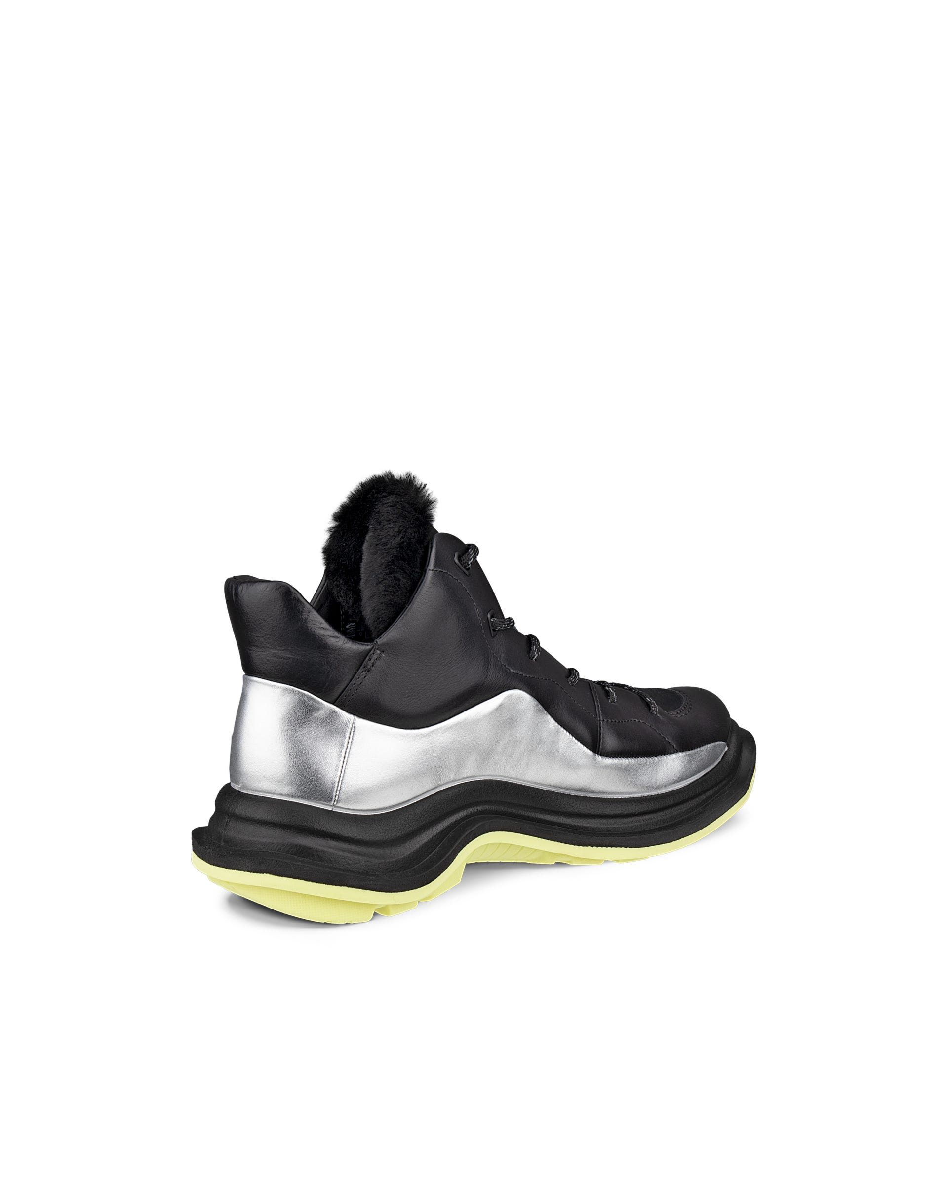 ECCO OFFROAD WOMEN ウィメンズ レザーレースアップシューズ - ブラック - Back