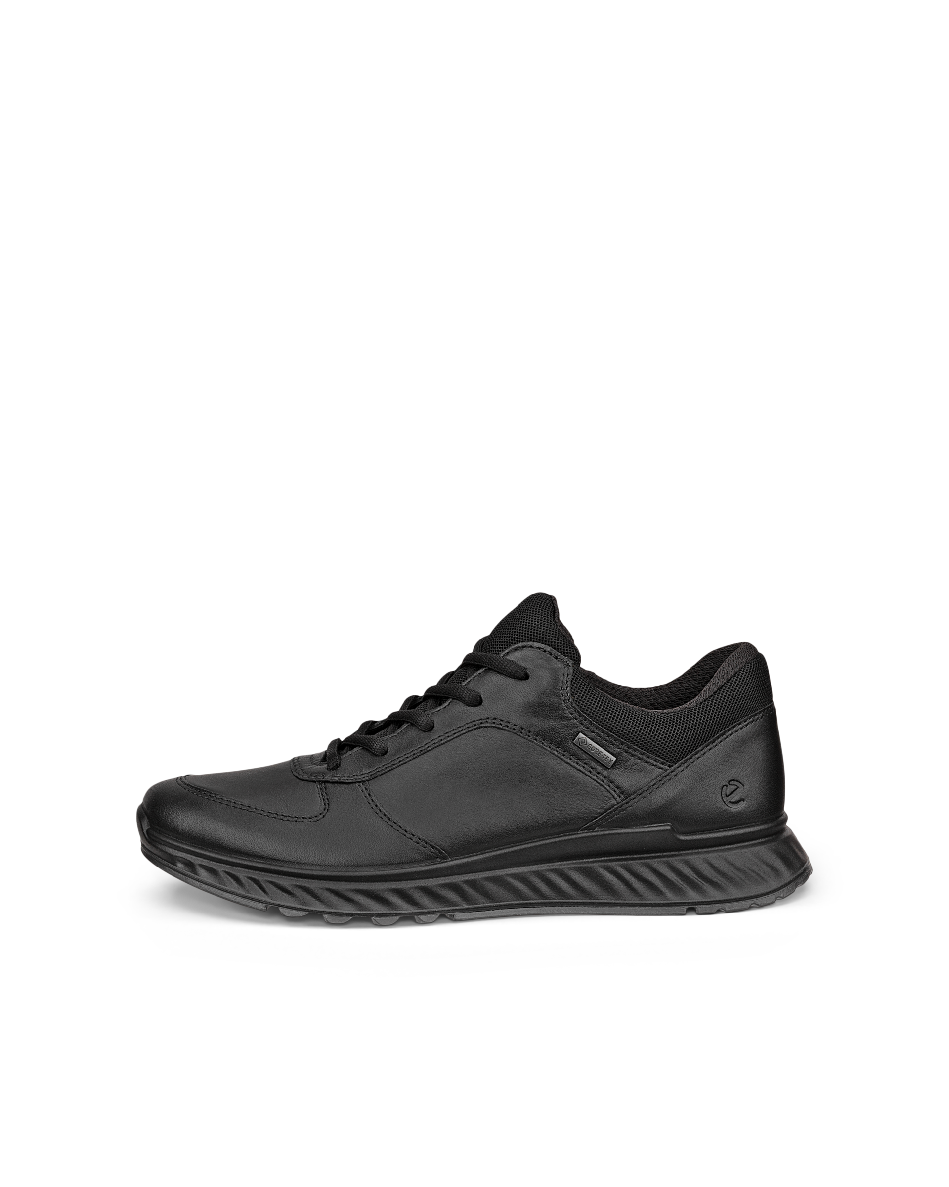 ECCO® Exostride Dames leren Gore-Tex sneaker - Zwart - Outside