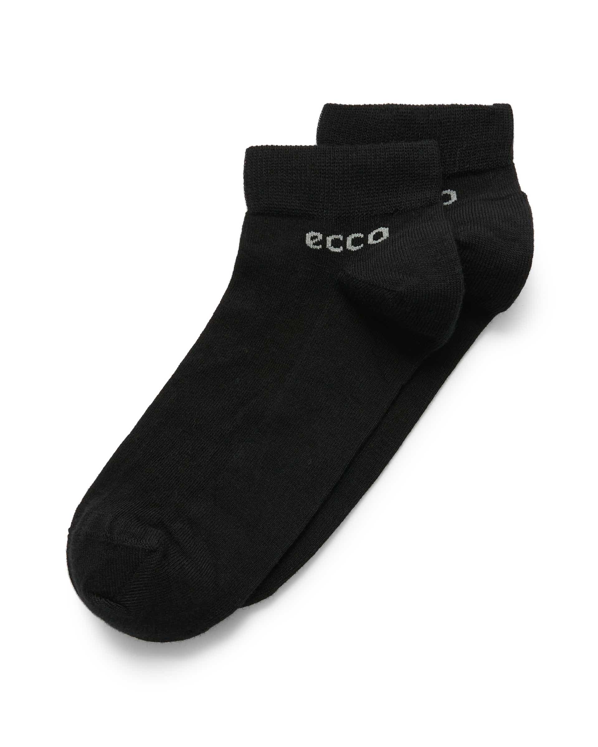 Unisex nízke ponožky (2 páry) ECCO® Longlife - Čierna - Detail-2