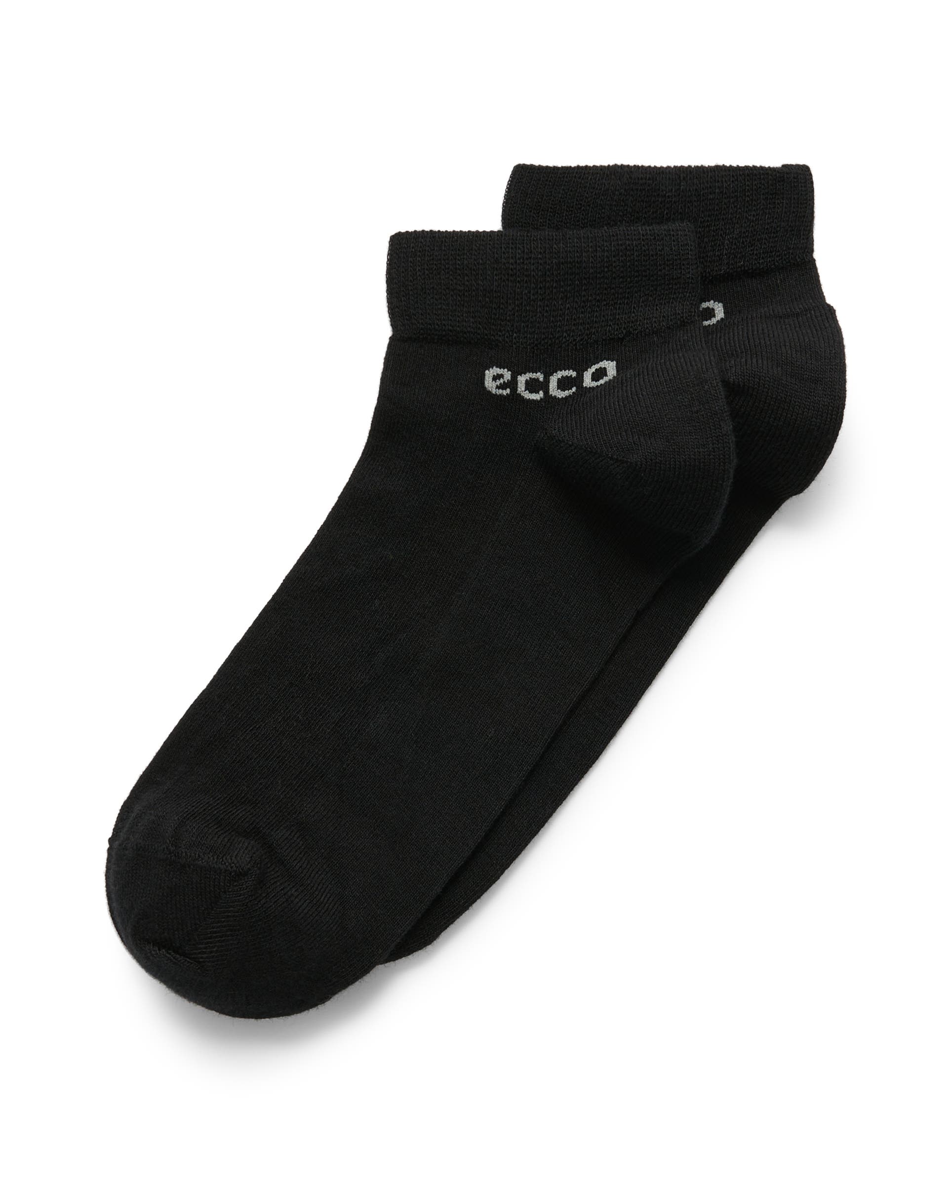 Unisex nízke ponožky (2 páry) ECCO® Longlife - Čierna - Detail-2