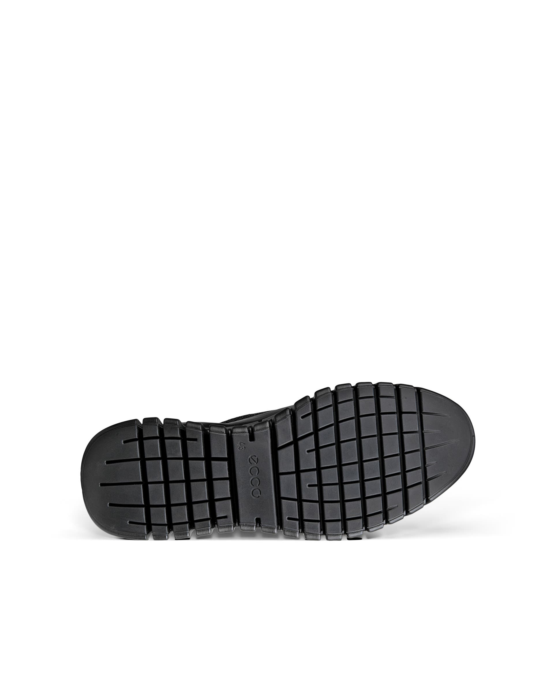 Men's ECCO® GRUUV Textile Trainer - Black - Sole
