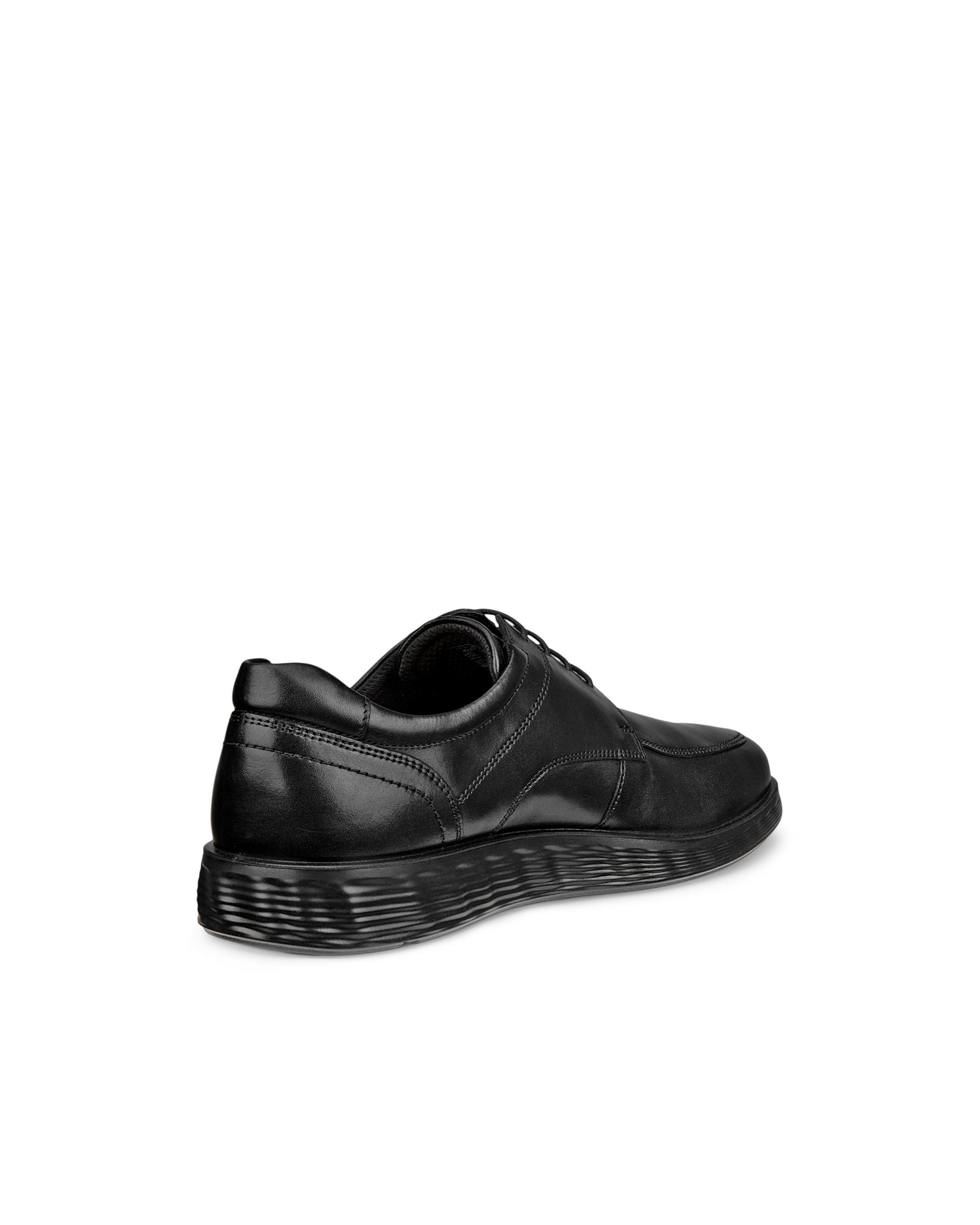 Men's ECCO® S Lite Hybrid Leather Apron Derby Shoe - Black - Back