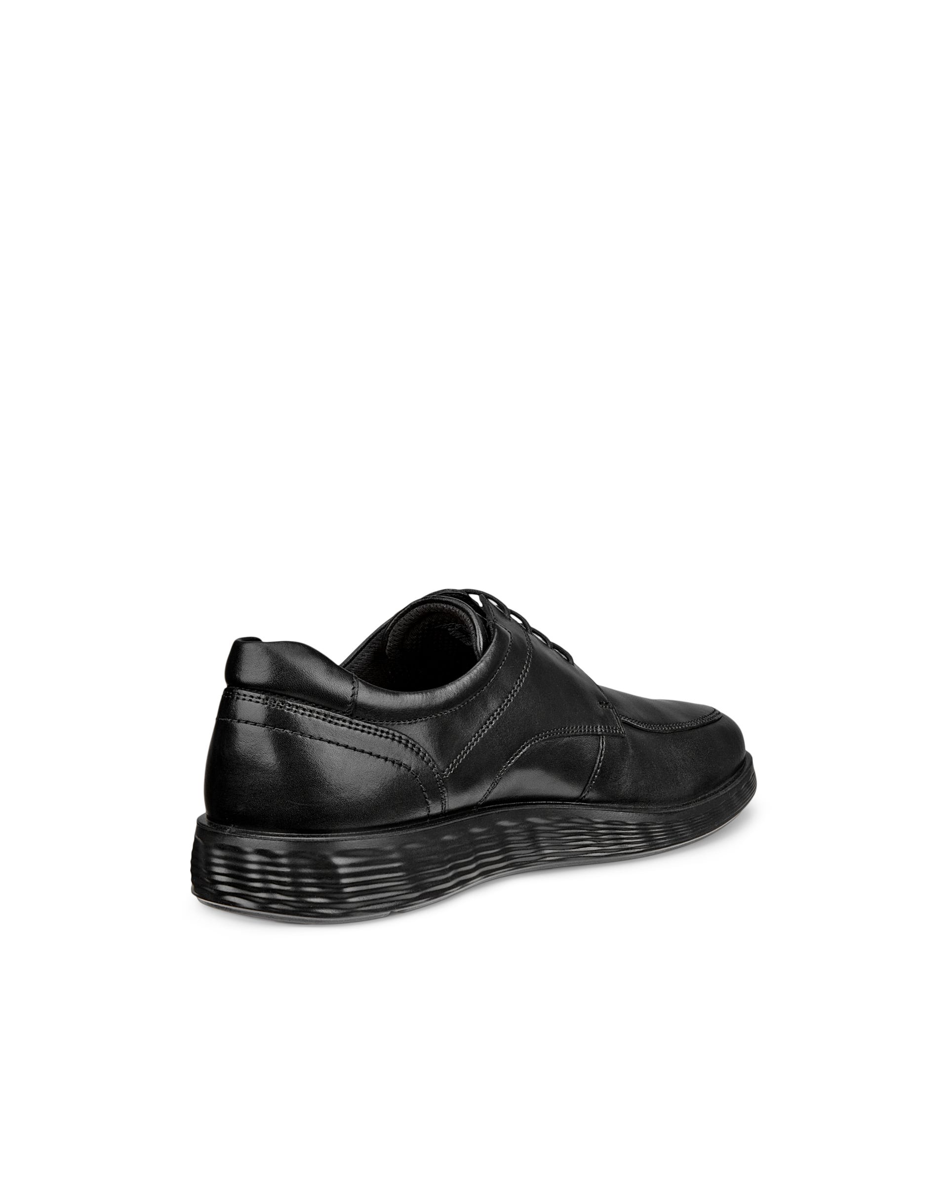 Men's ECCO® S Lite Hybrid Leather Apron Derby Shoe - Black - Back