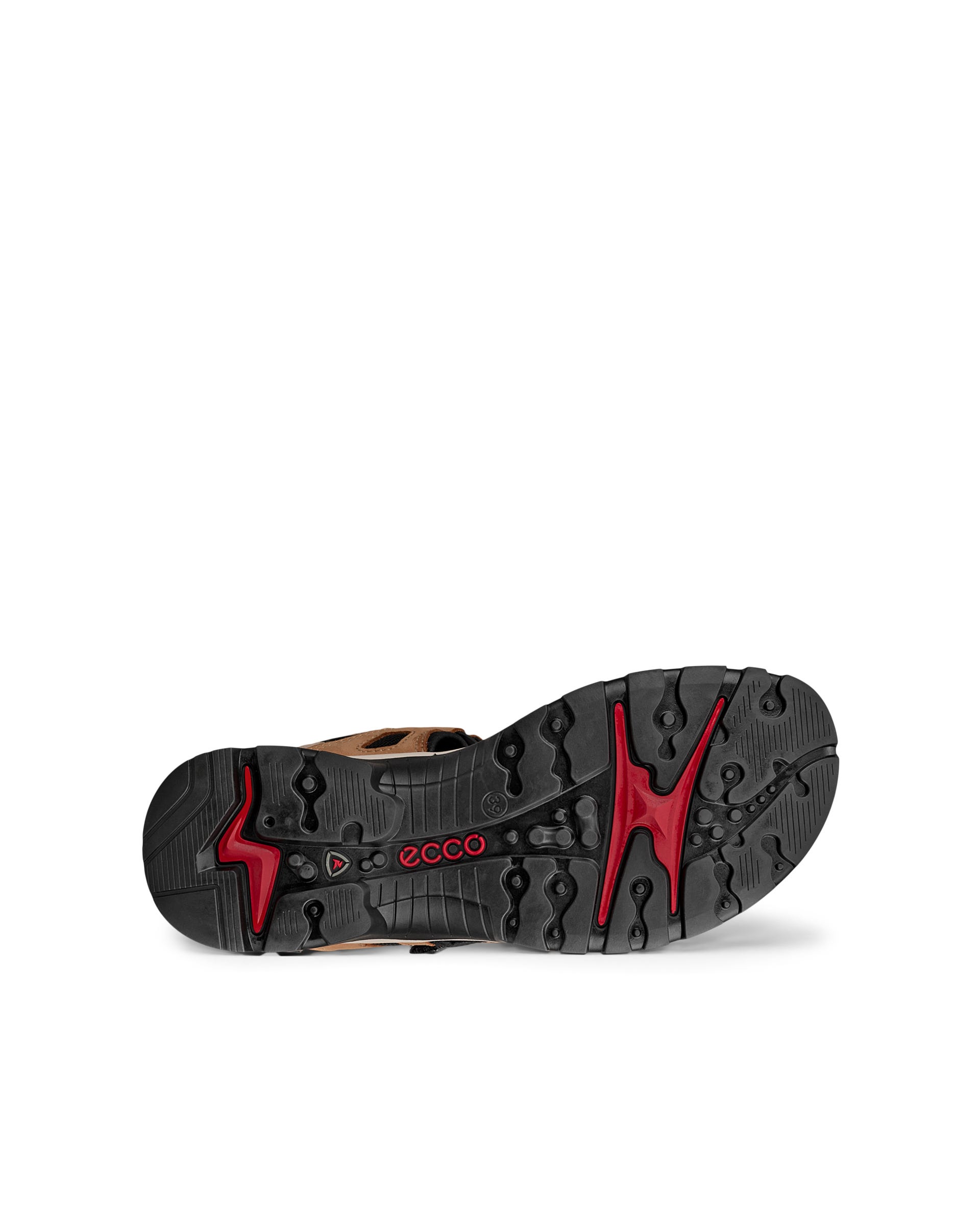 Women's ECCO® Offroad Nubuck Outdoor Sandal - Brown - Sole