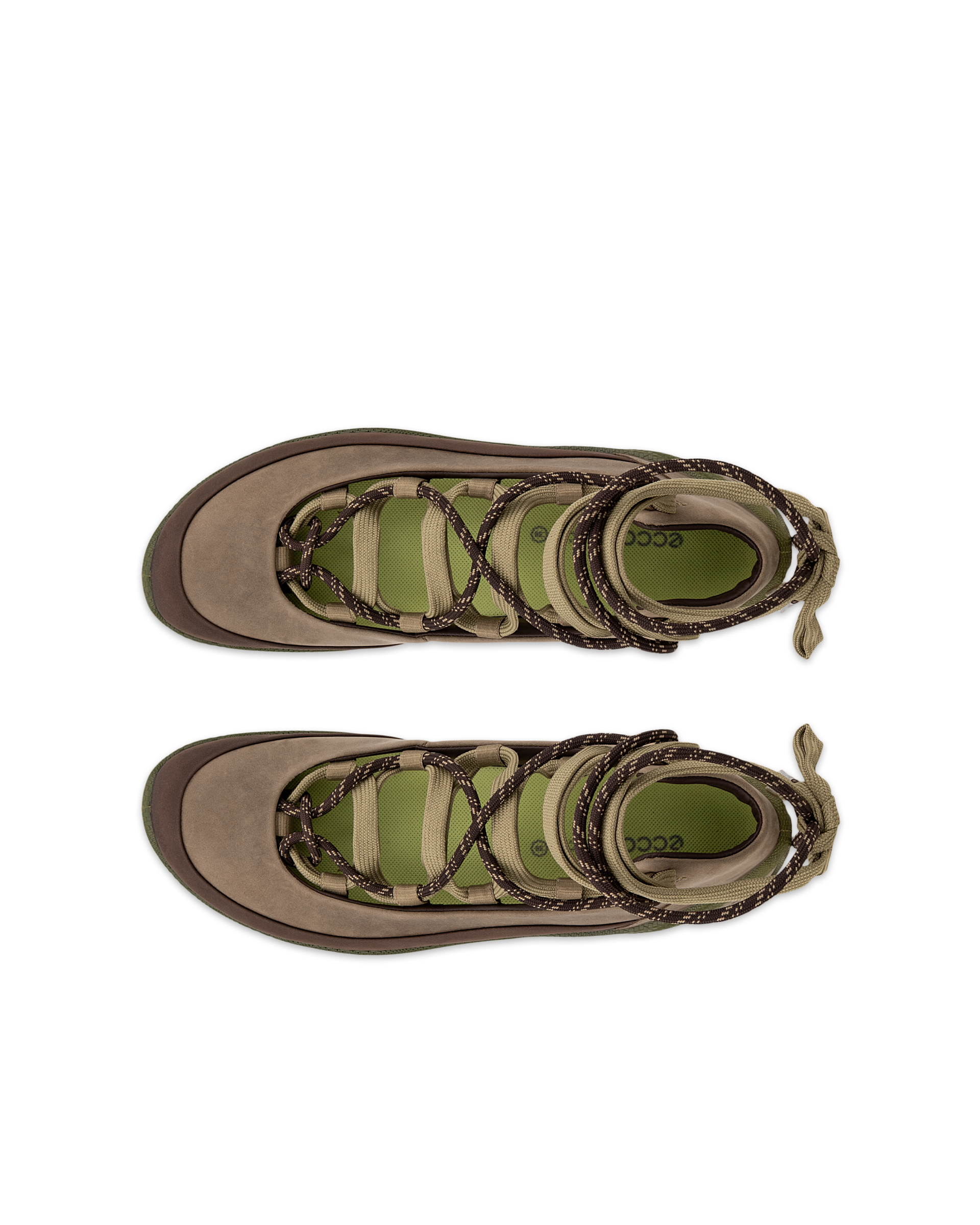 ECCO BIOM LITE WOMEN'S BALLERINA  - Brown - Top left pair