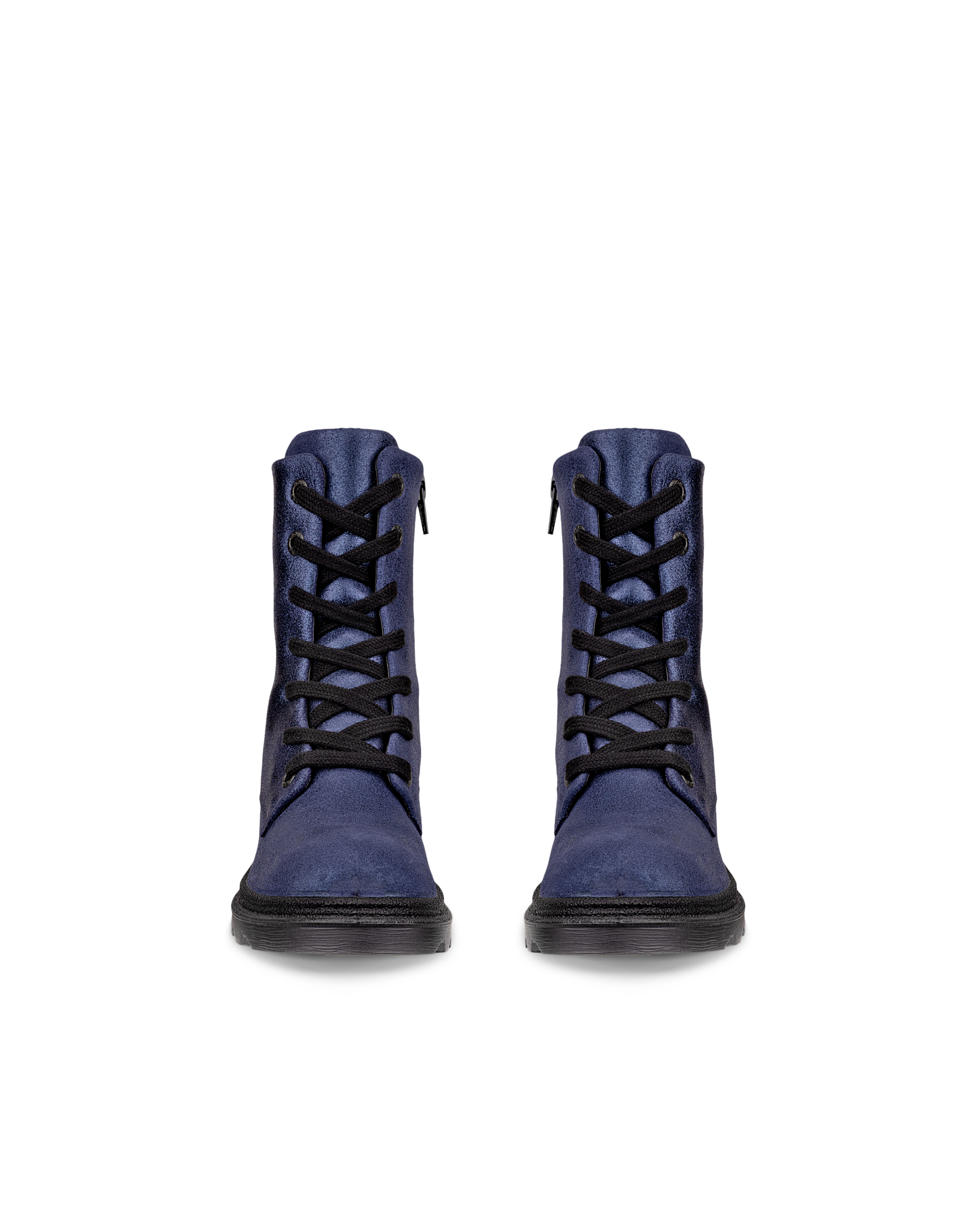 ECCO® GRAINER kinderen suède waterdichte veterboots - Paars - Front pair
