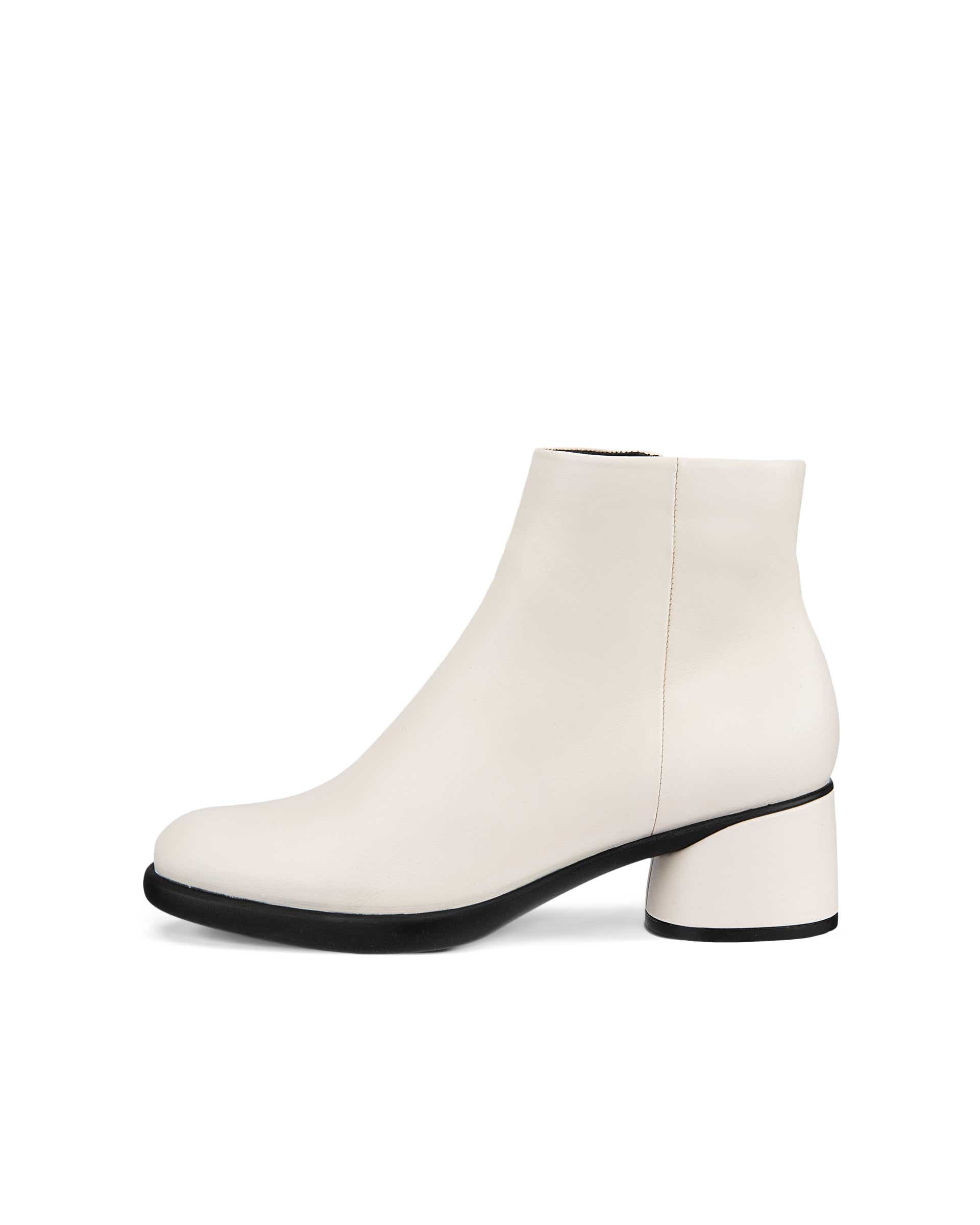 ECCO® Sculpted Lx 35 Damen Halbhoher Stiefel aus Leder - Beige - Outside