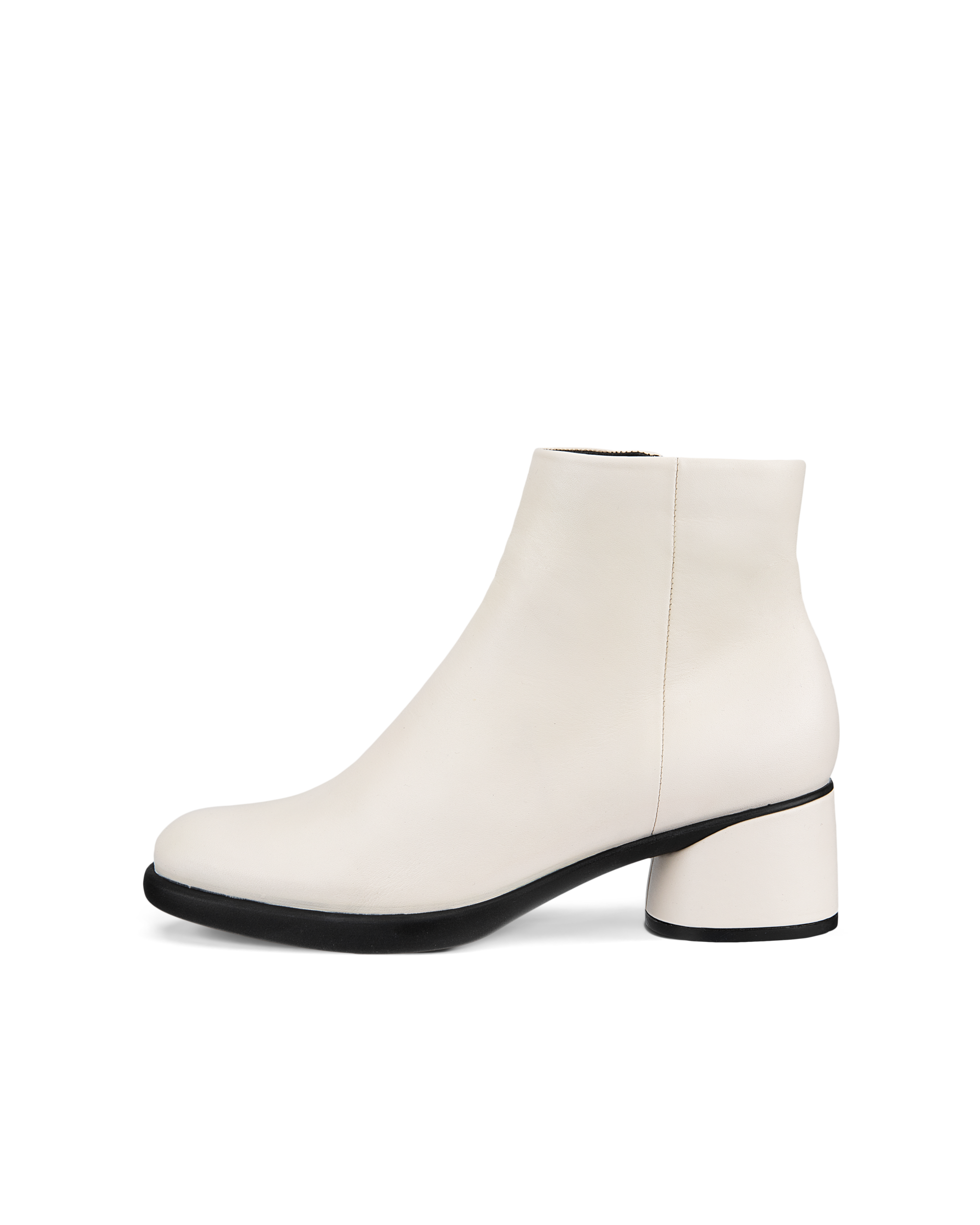 Women's ECCO® Sculpted Lx 35 Leather Mid-Cut Boot - Beige - Outside