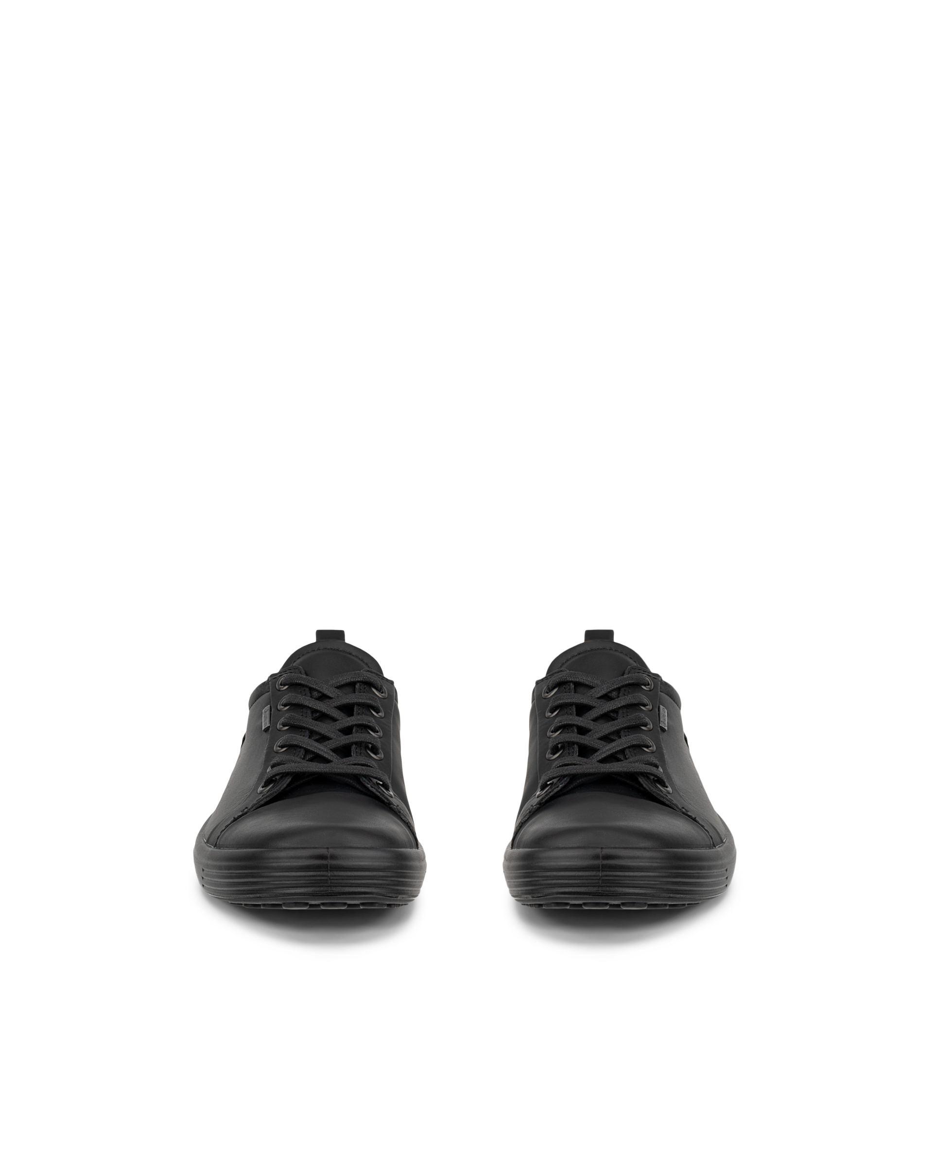 Zapatillas de piel Gore-Tex ECCO® Soft 7 para mujer - Negro - Front pair