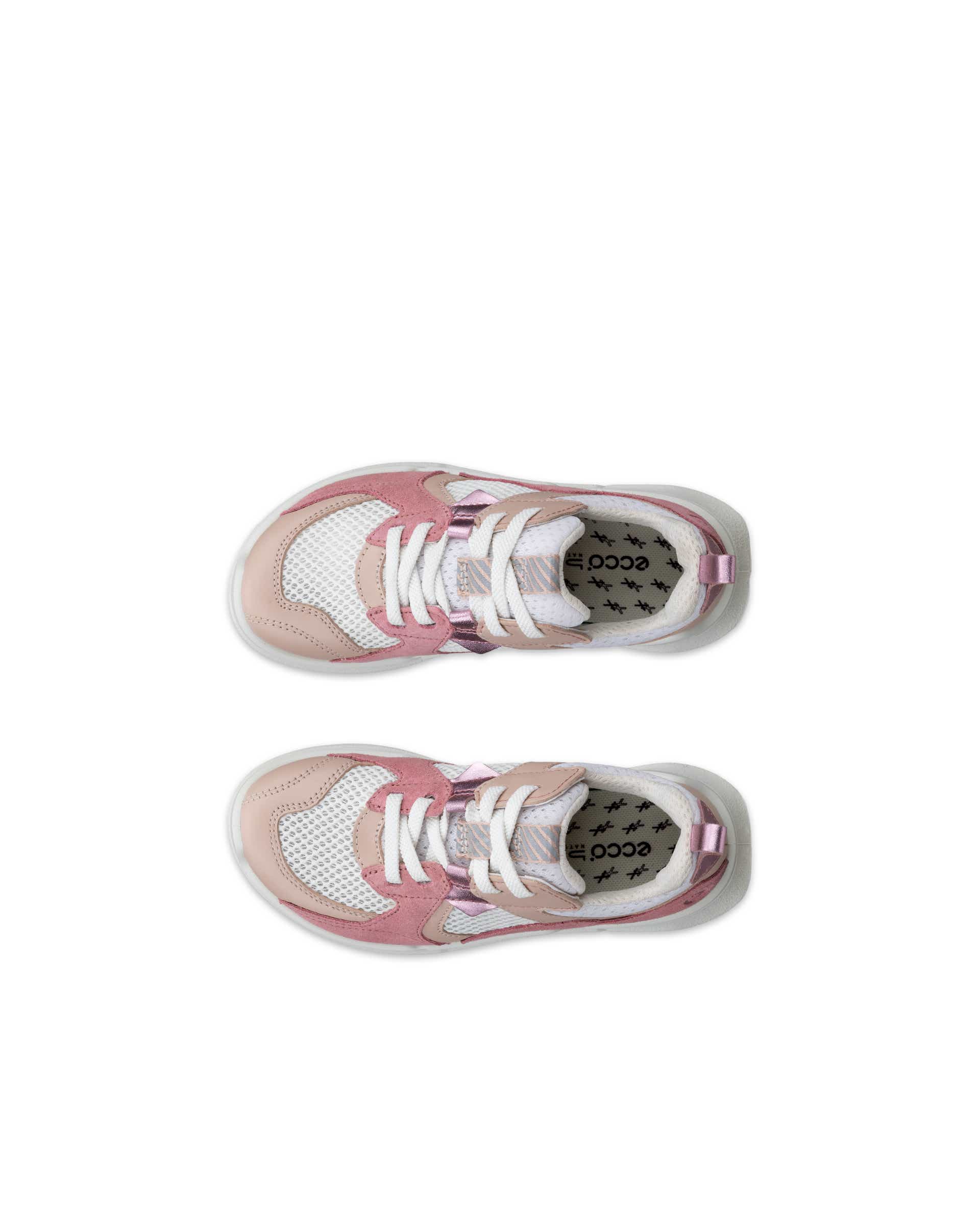 ECCO® BIOM 2.2 Kinder Outdoor-Schuhe aus Leder  - Rosa - Top left pair