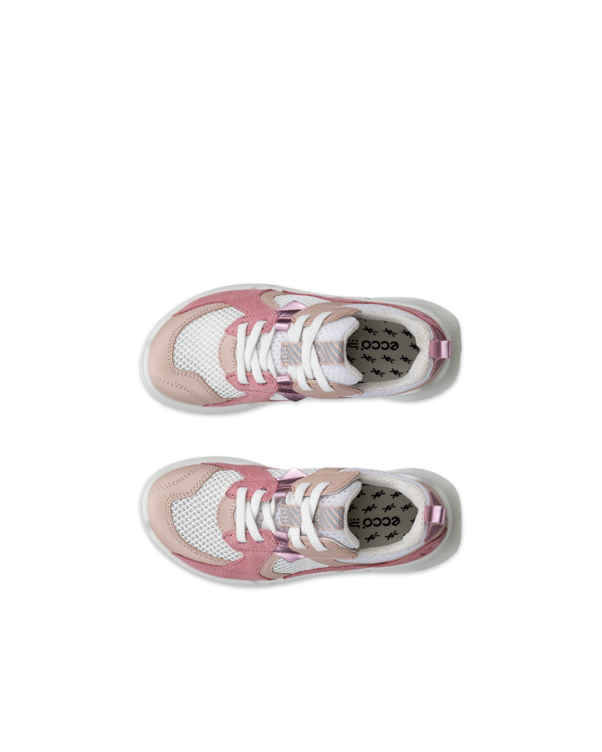 ECCO® BIOM 2.2 Kinder Outdoor-Schuhe aus Leder  - Rosa - Top left pair