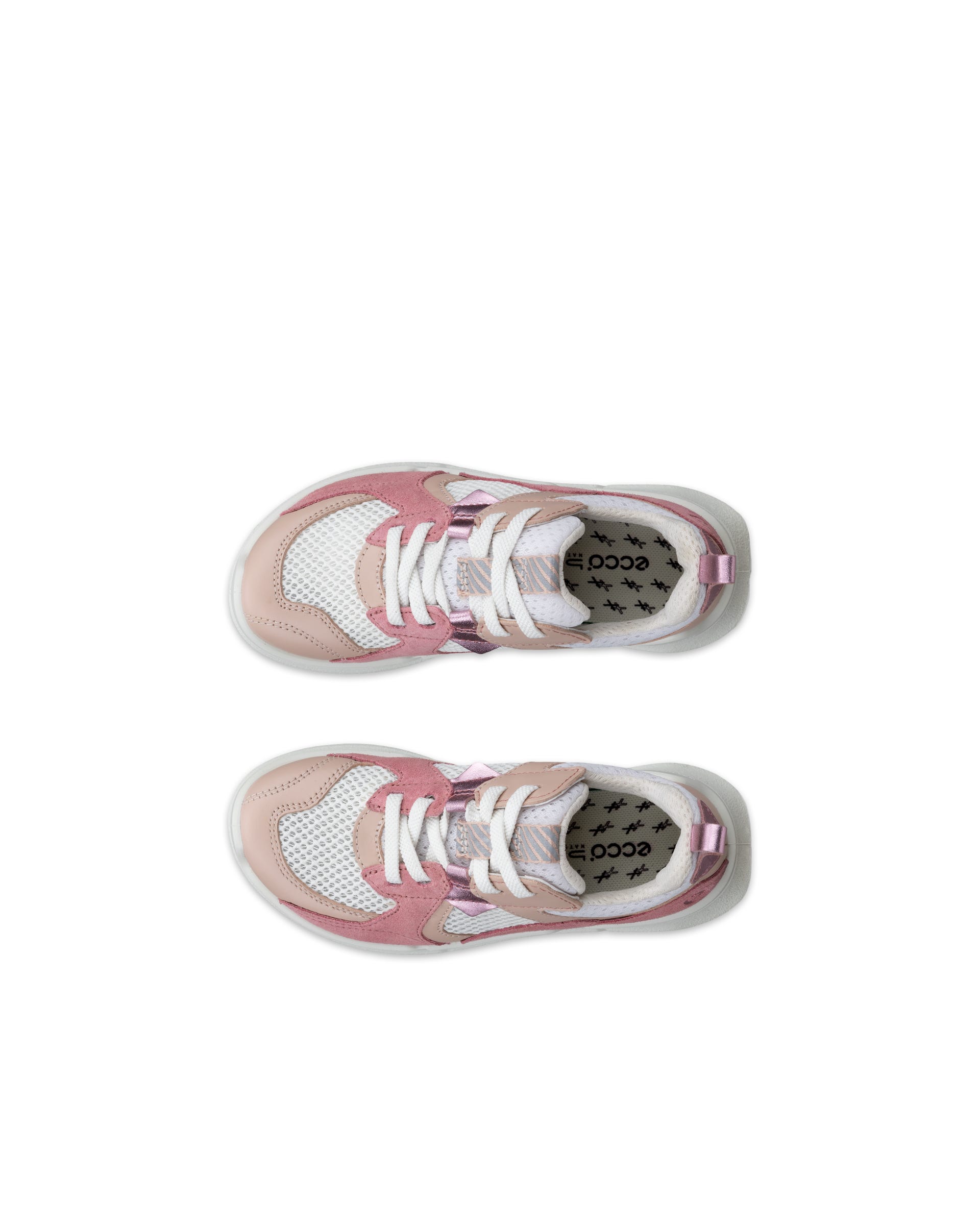 ECCO® BIOM 2.2 Kinder Outdoor-Schuhe aus Leder  - Rosa - Top left pair