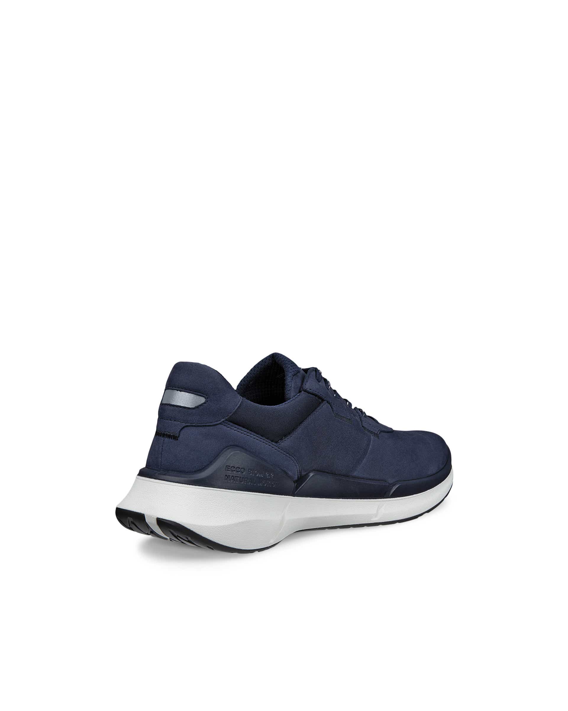 Men's ECCO® BIOM 2.2 Nubuck Trainer - Blue - Back