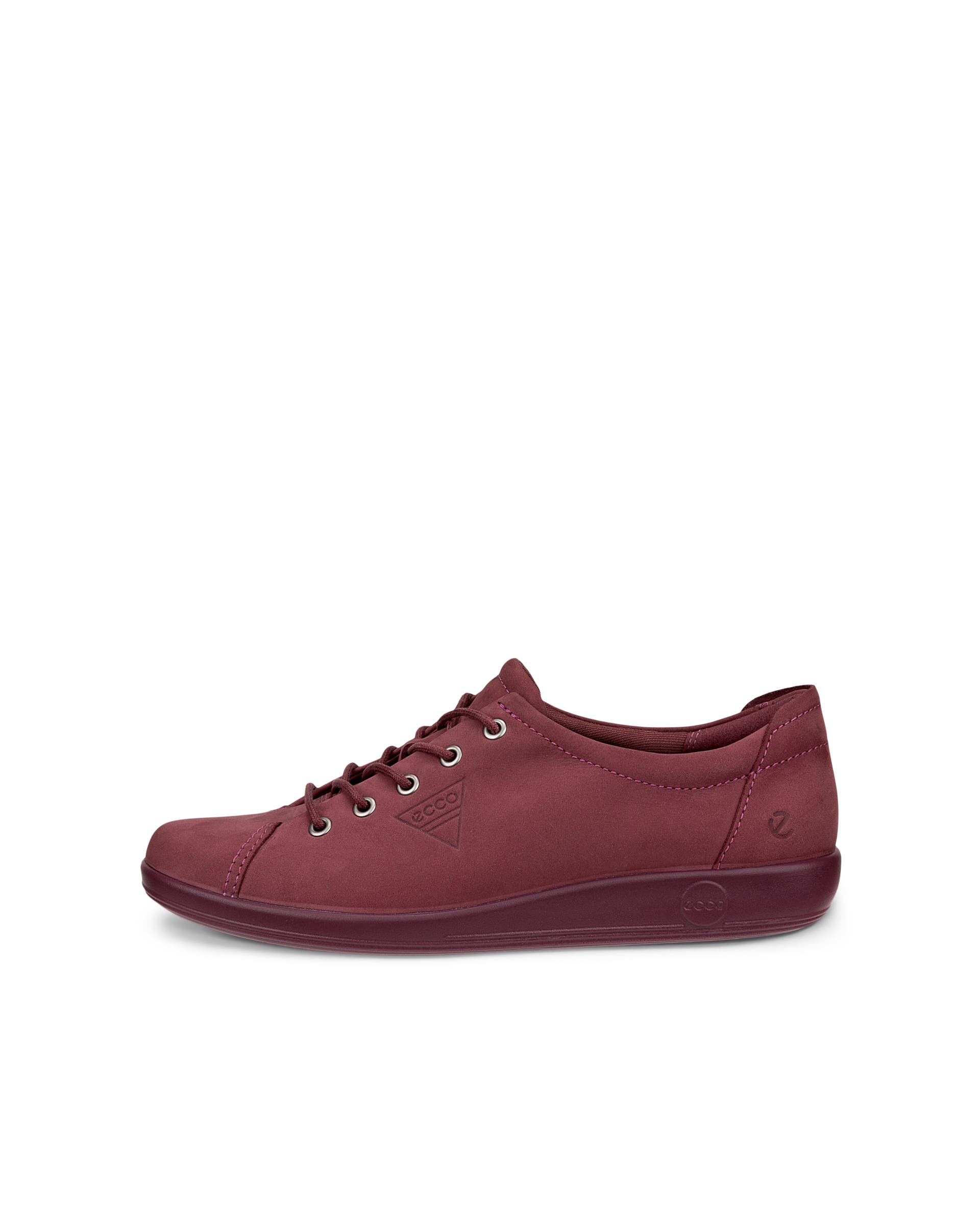 ECCO® Soft 2.0 Damen Ledersneaker - Rot - Outside