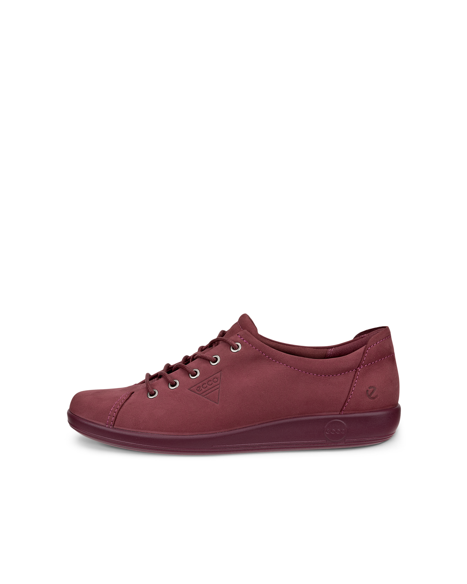 ECCO® Soft 2.0 Dames leren wandelschoen - Roze - Outside