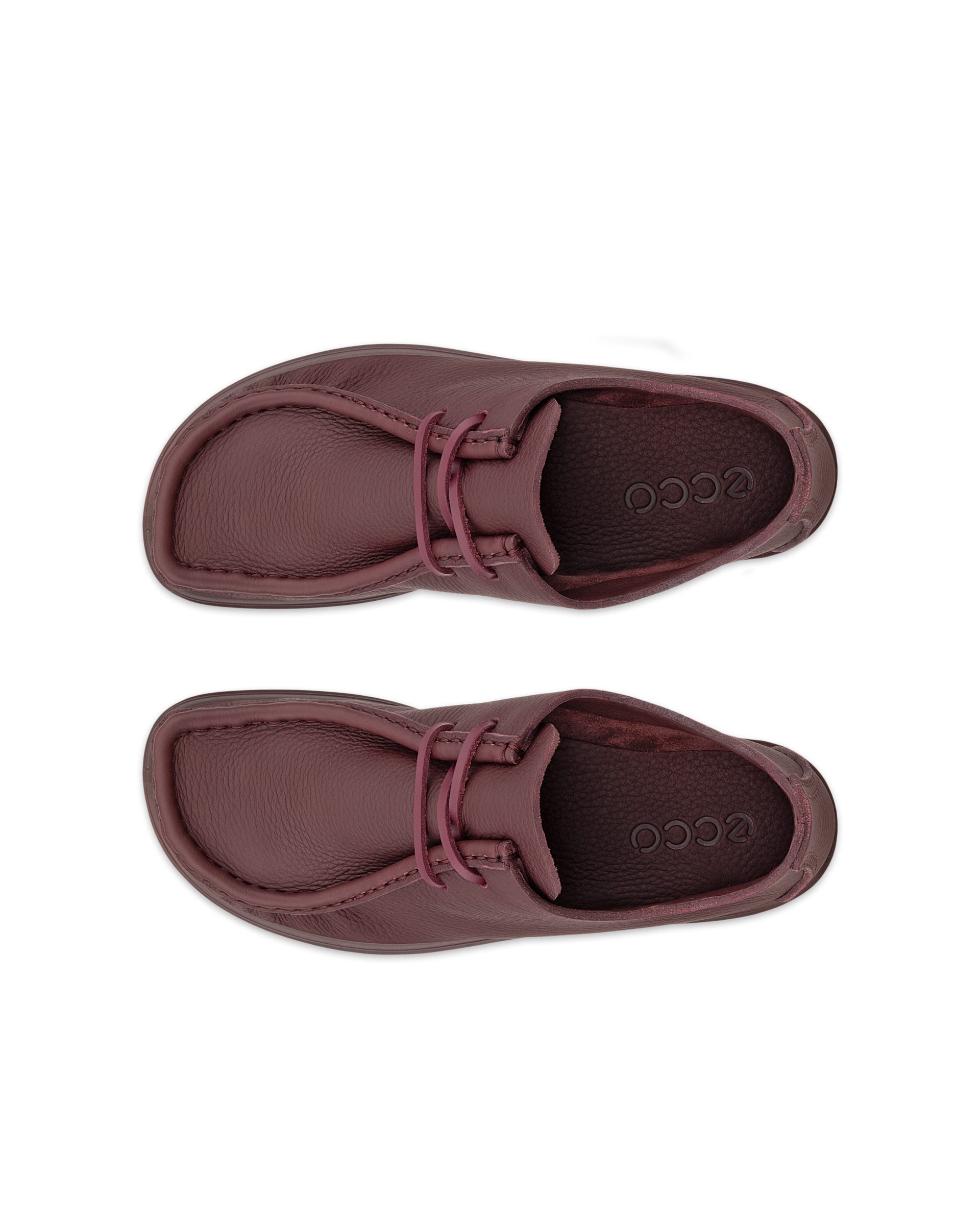 Sapatos atacadores couro homem ECCO® JOKE - Vermelho - Top left pair