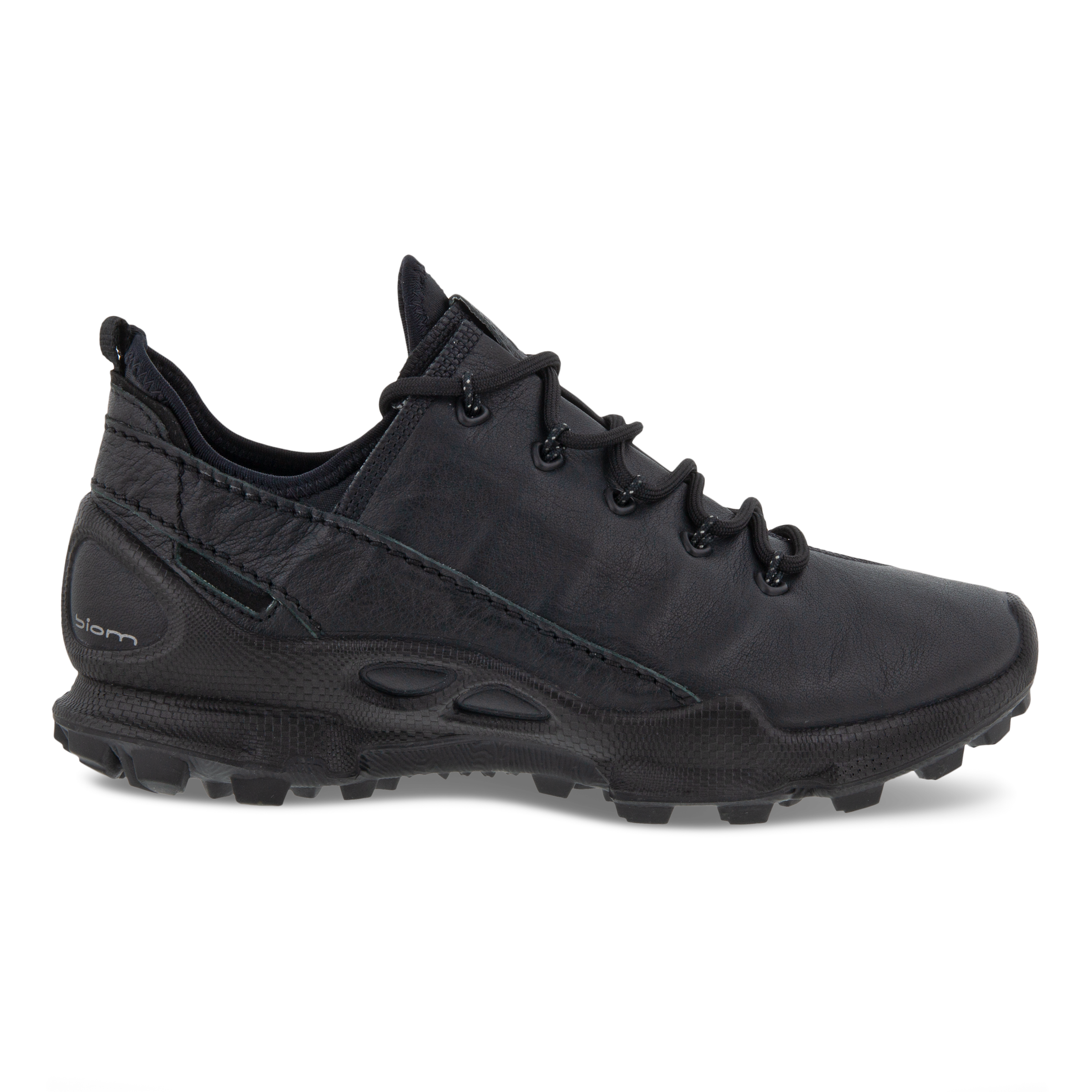 ECCO BIOM C Trail ウィメンズ レザーアウトドアスニーカー | ブラック
