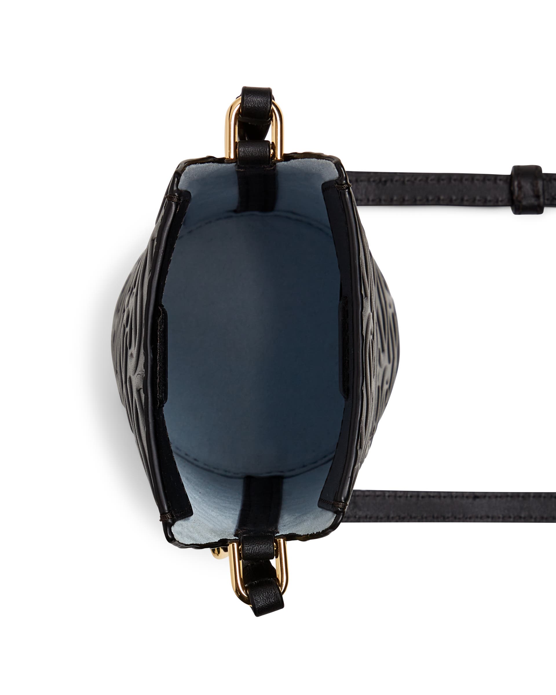 ECCO Pot Wave レザークロスボディバッグ - ブラック - Birdeye