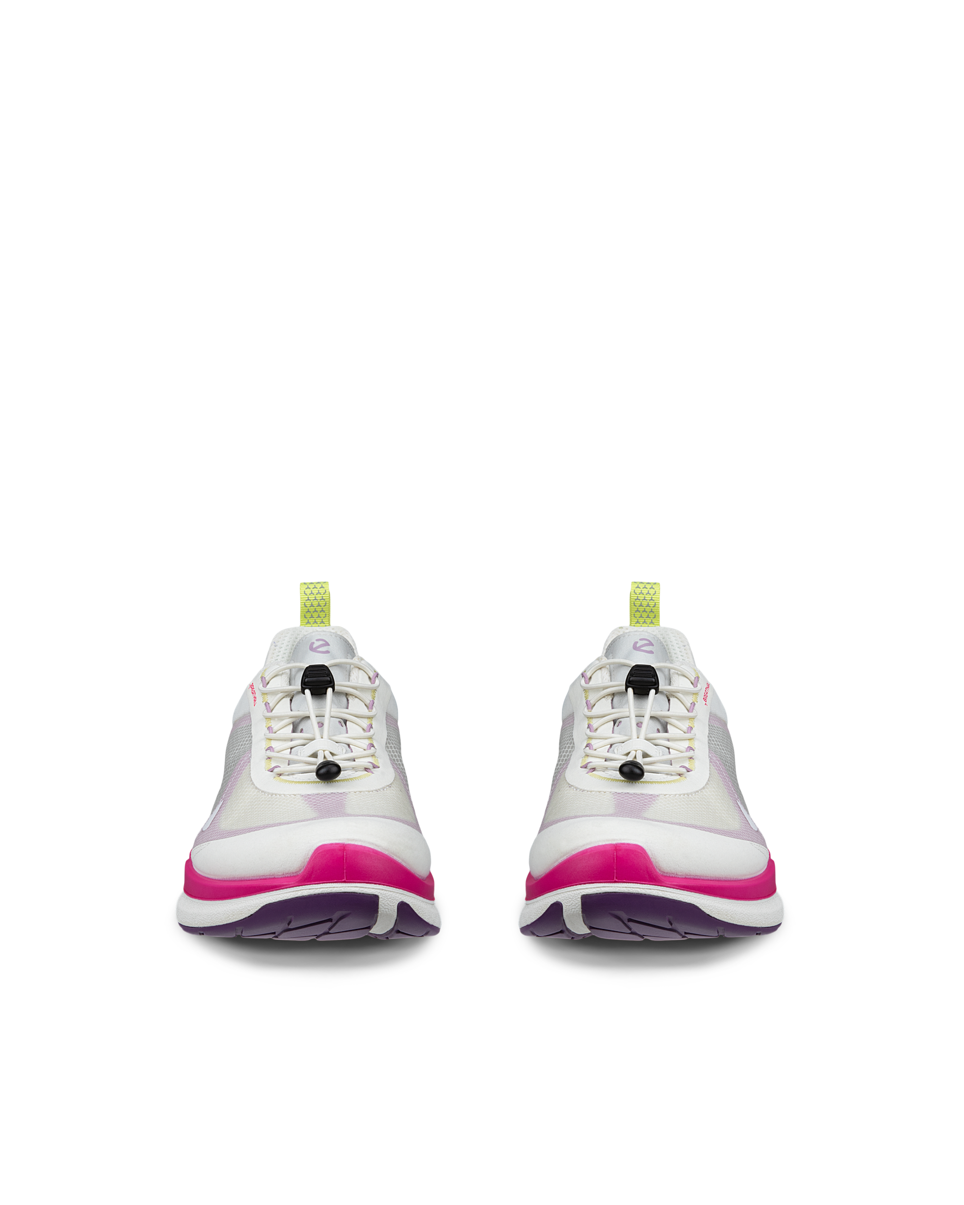 Women's ECCO® BIOM 2.2 Textile Trainer - White - Front pair