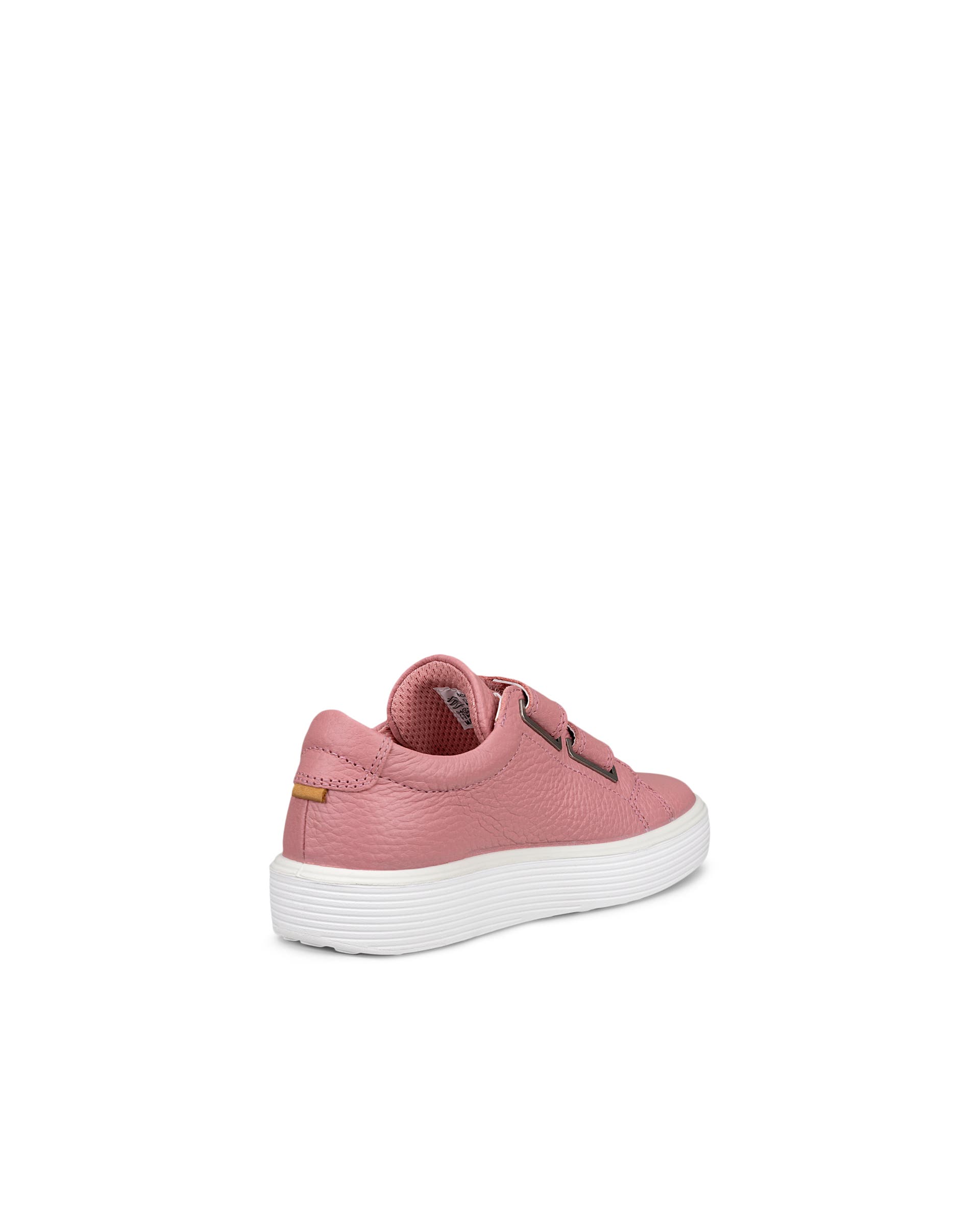 ECCO® Soft 60 sneakers i læder til børn - Pink - Back