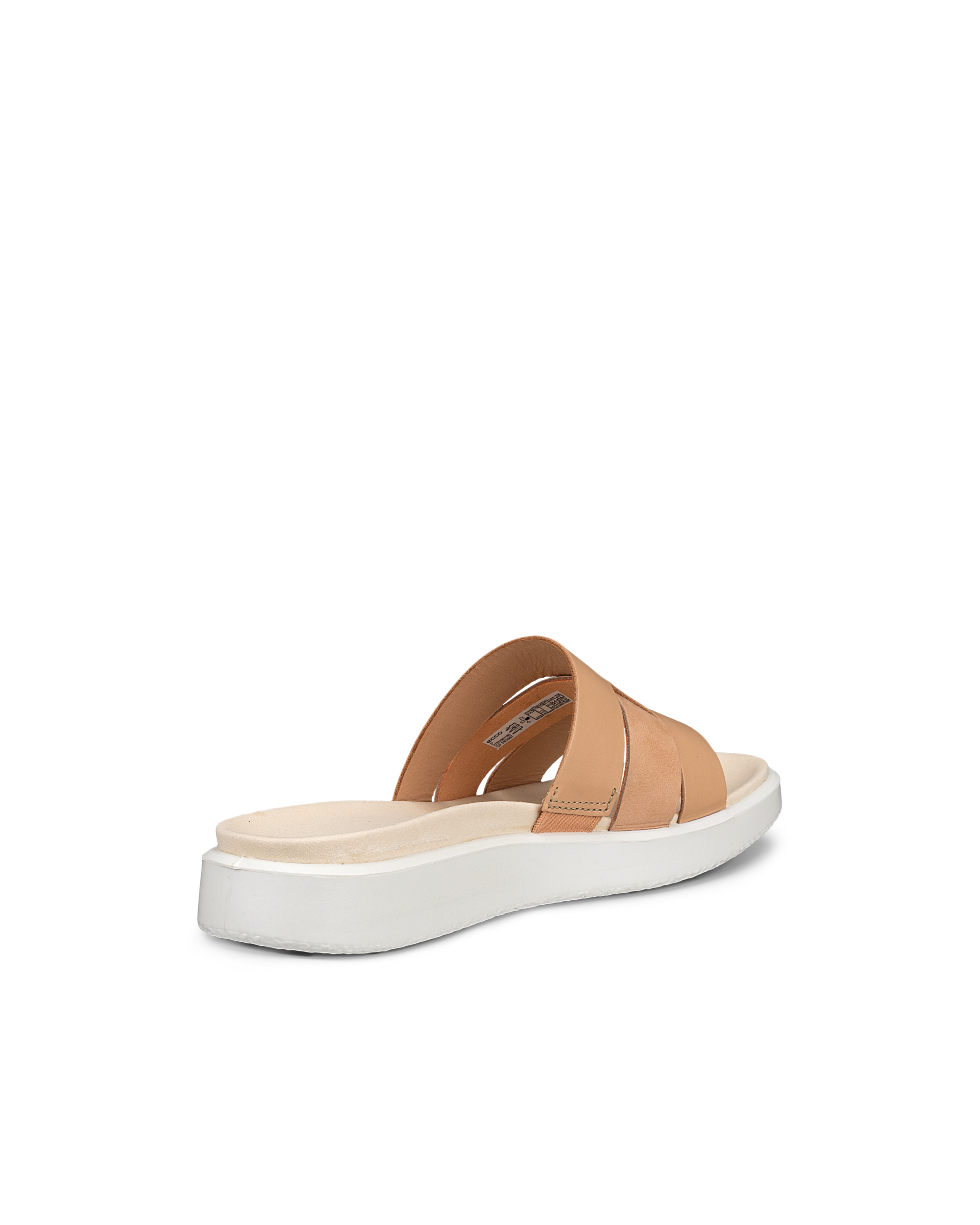 ECCO® Flowt Dames nubuck slipper - Bruin - Back