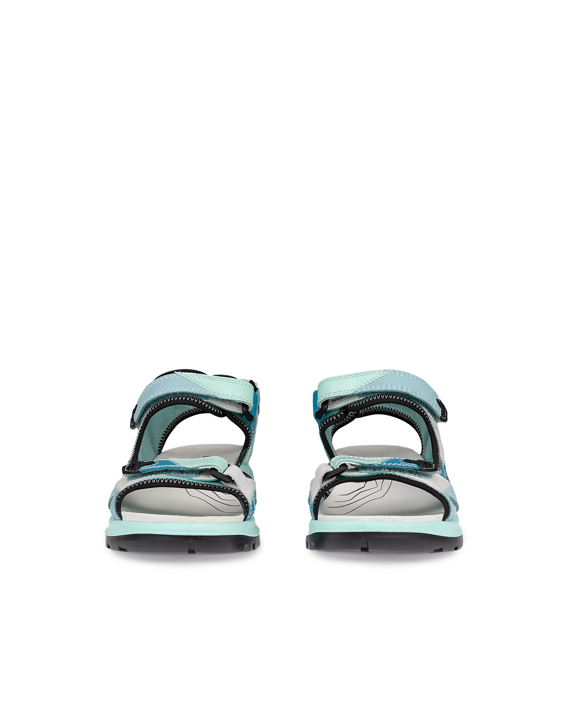 Dámské nubukové outdoorové sandály ECCO® Offroad - Modrá - Front pair