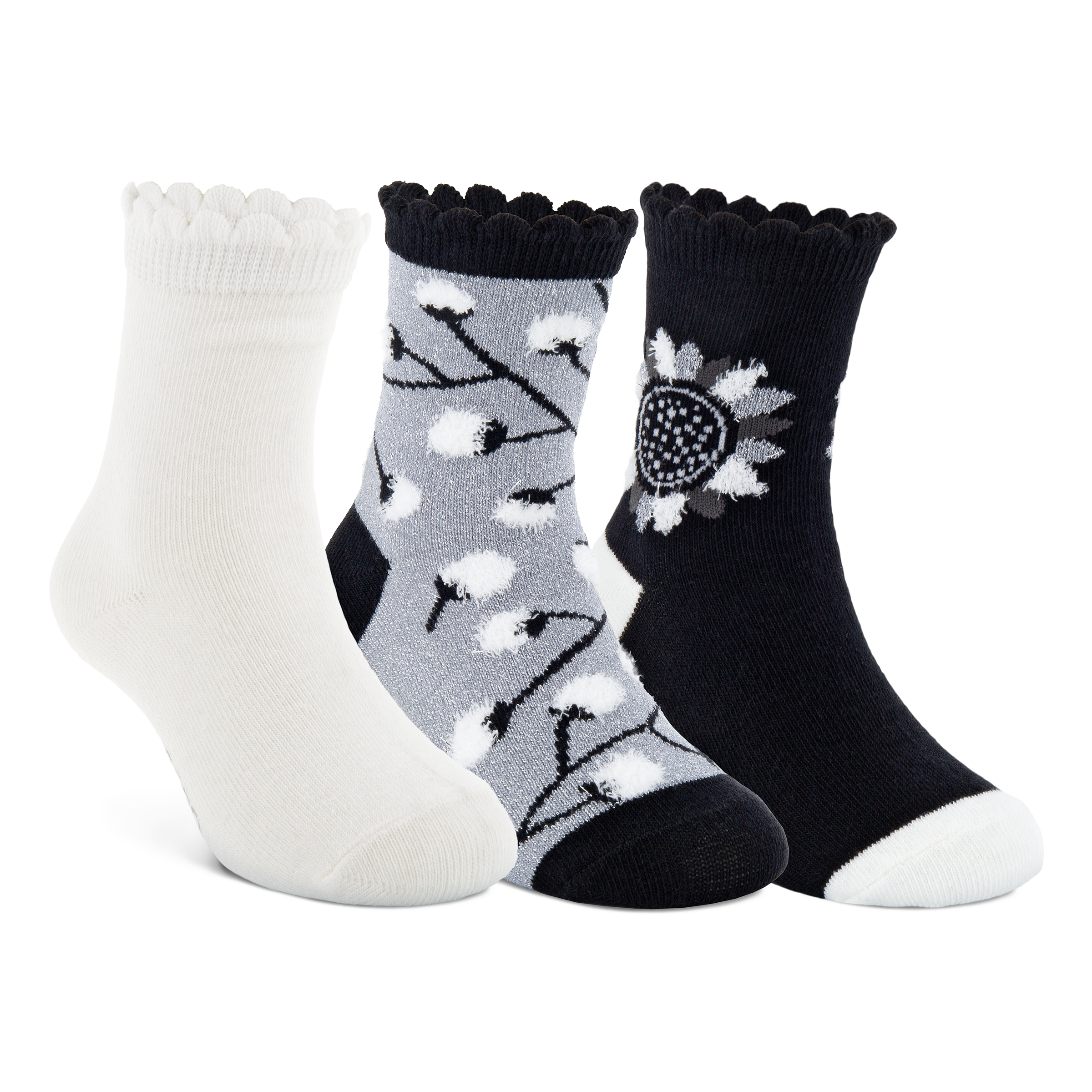 ECCO Play Mid Cut 3-Pack — Black