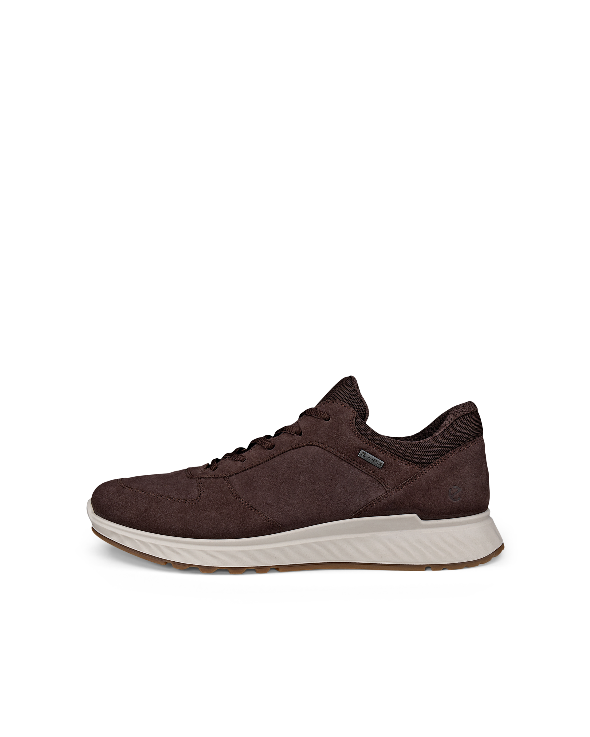Men's ECCO® Exostride Nubuck Gore-Tex Outdoor Trainer - Blue - Outside