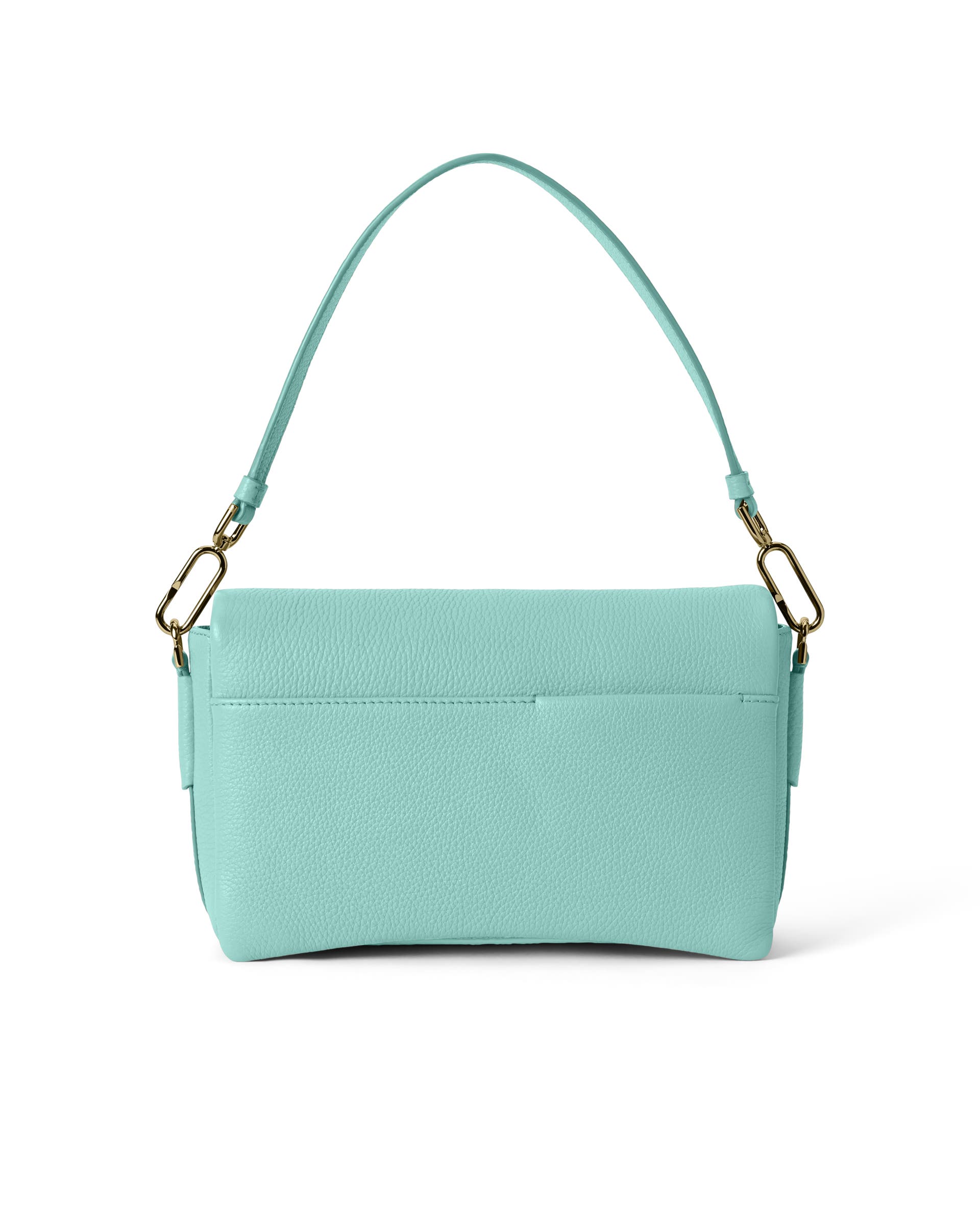 ECCO® Pinch Umhängetasche aus Leder - Blau - Back