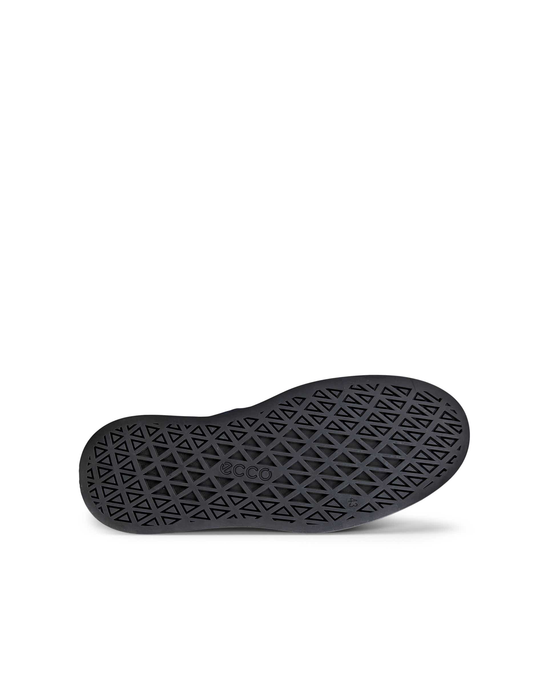 ECCO STREET ACE MENS メンズ レザースニーカー - ブルー - Sole