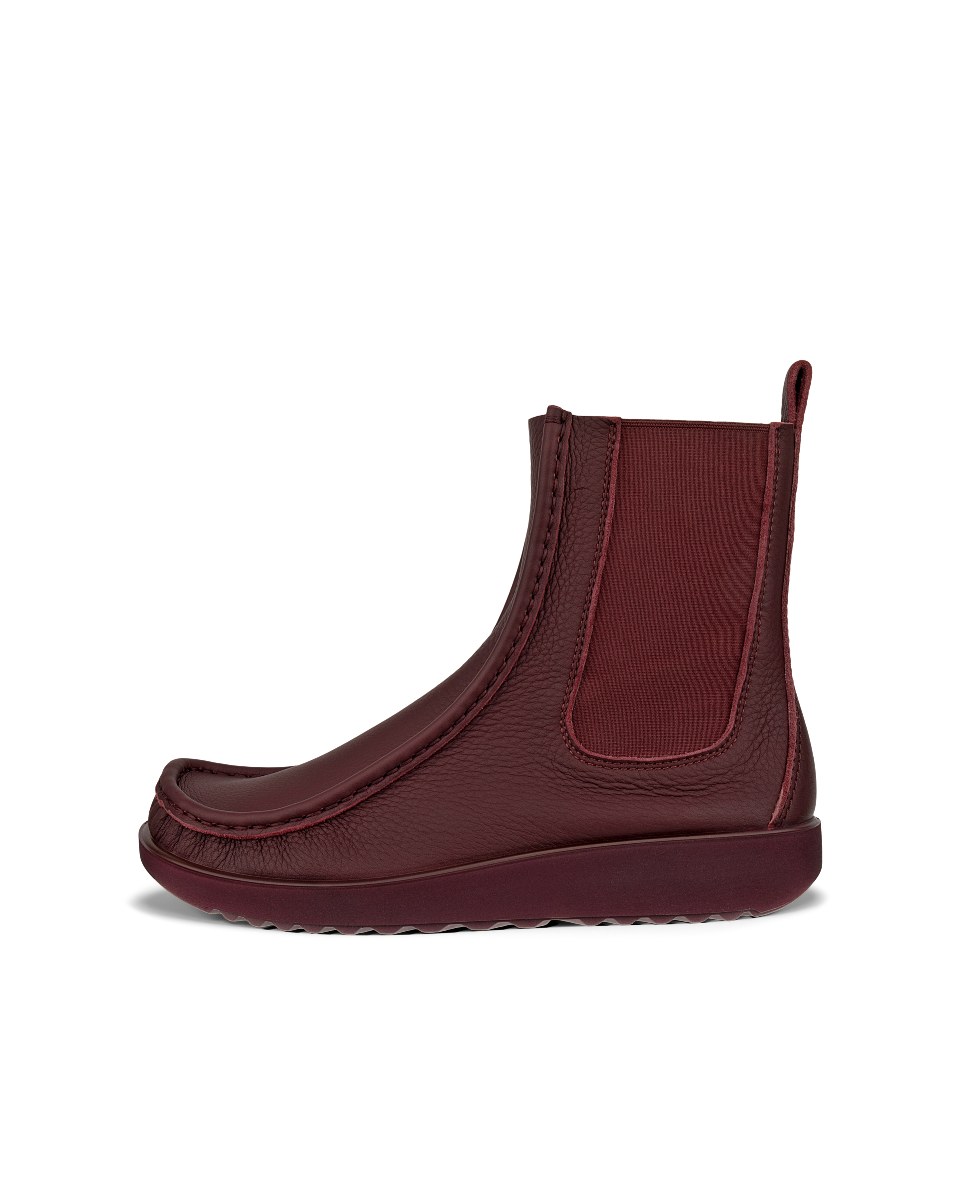 ECCO JOKE - Men's Leather Chelsea Boot - Red - 37