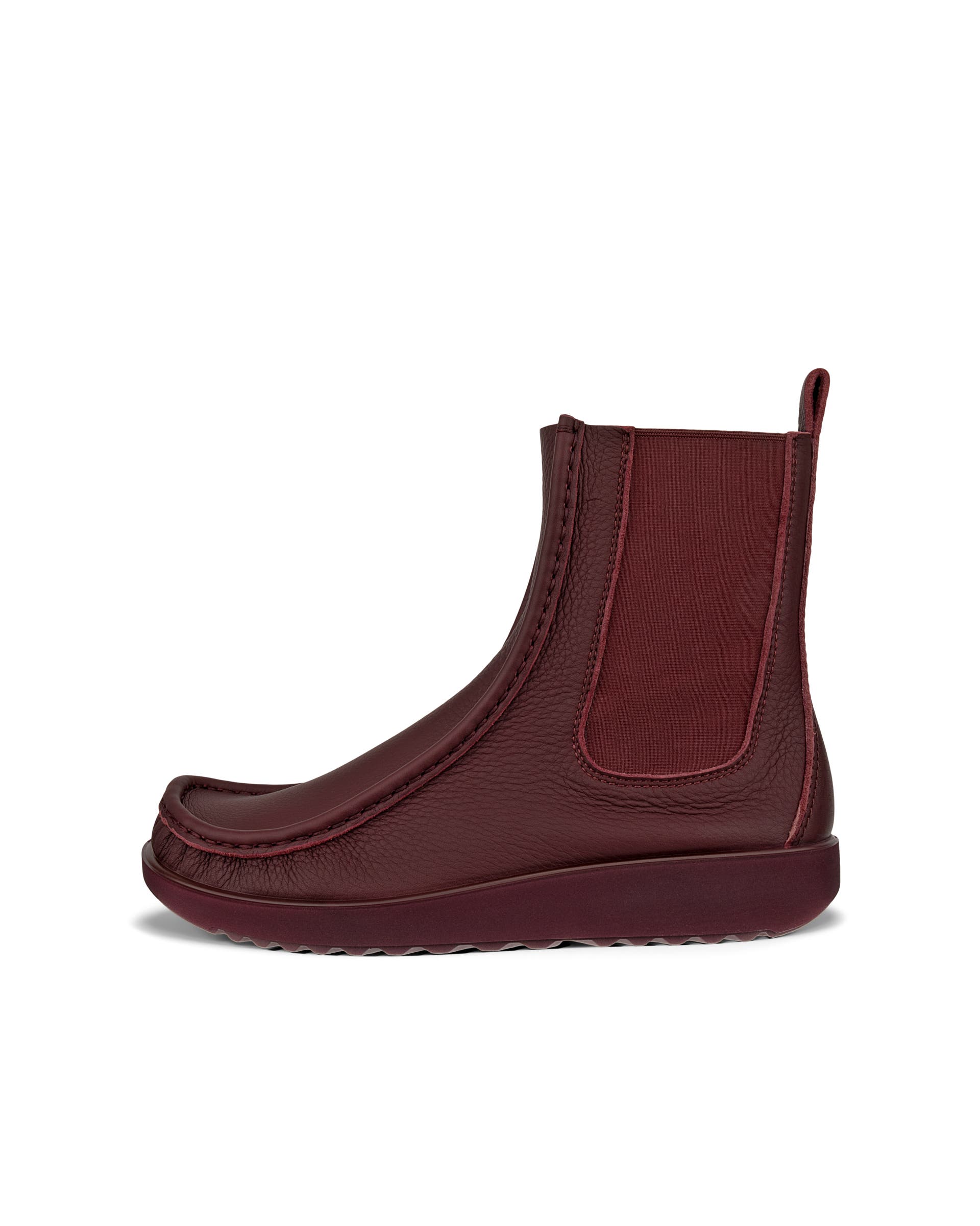 Botas Chelsea couro homem ECCO® JOKE - Vermelho - Outside