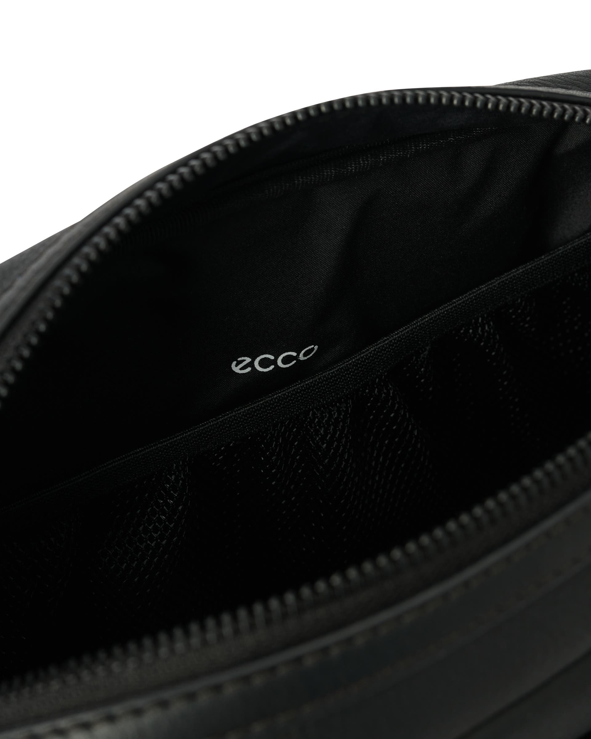 ECCO® Camera Bag Leather Camera Bag - Black - Inside
