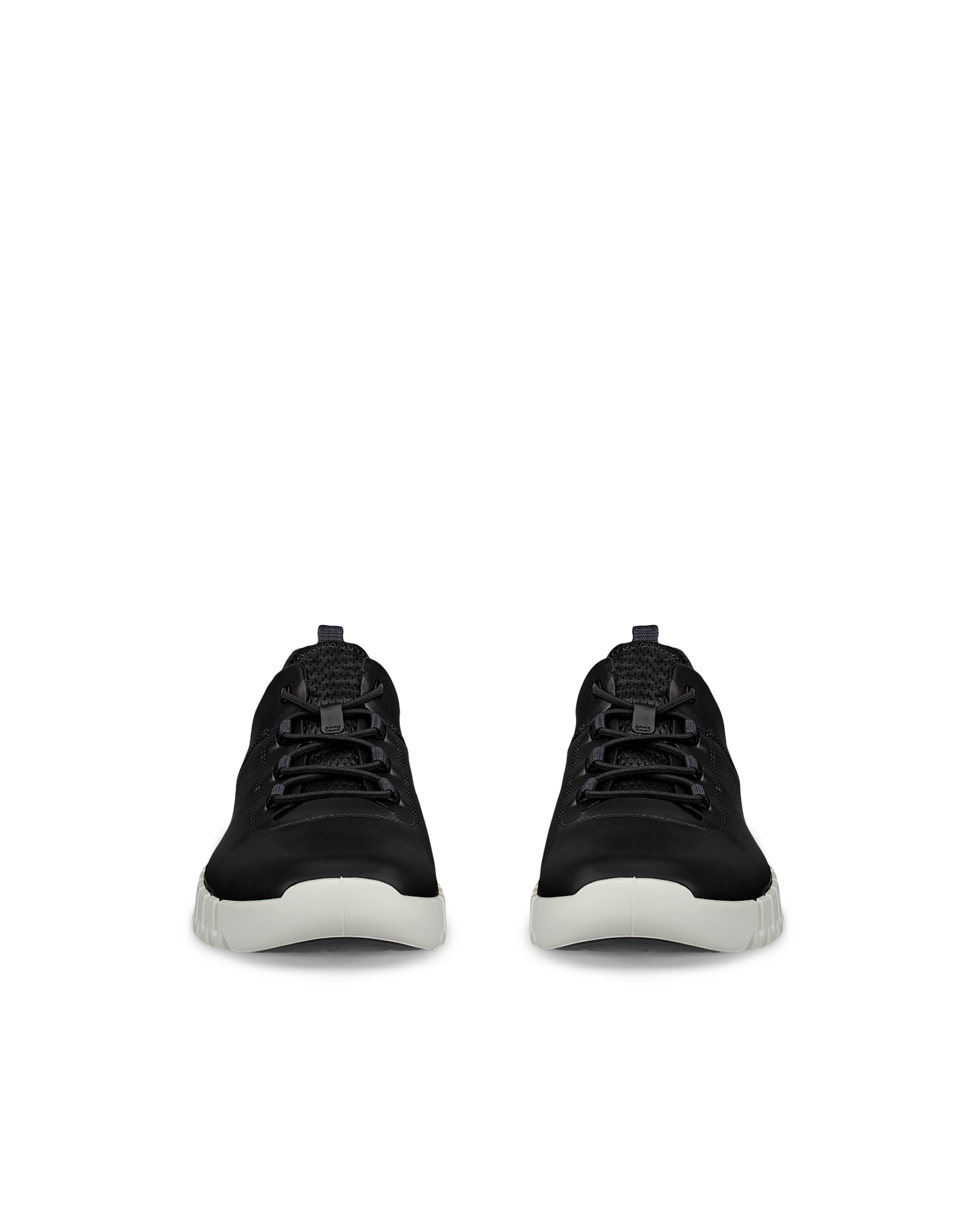 ECCO® Gruuv Herren Ledersneaker - Schwarz - Front pair