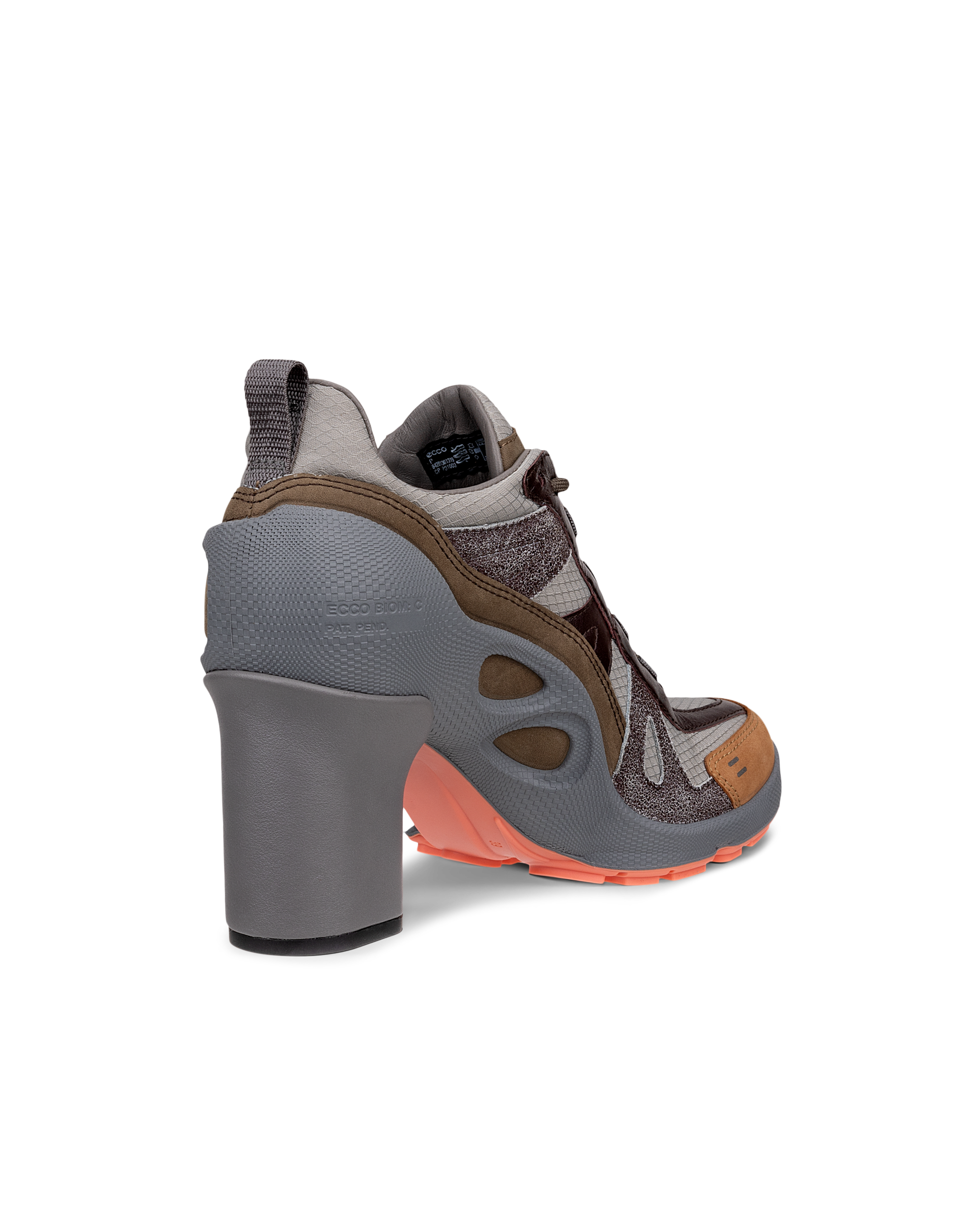 ECCO BIOM C 65 ウィメンズ レザー ハイヒール シューズ | グレー