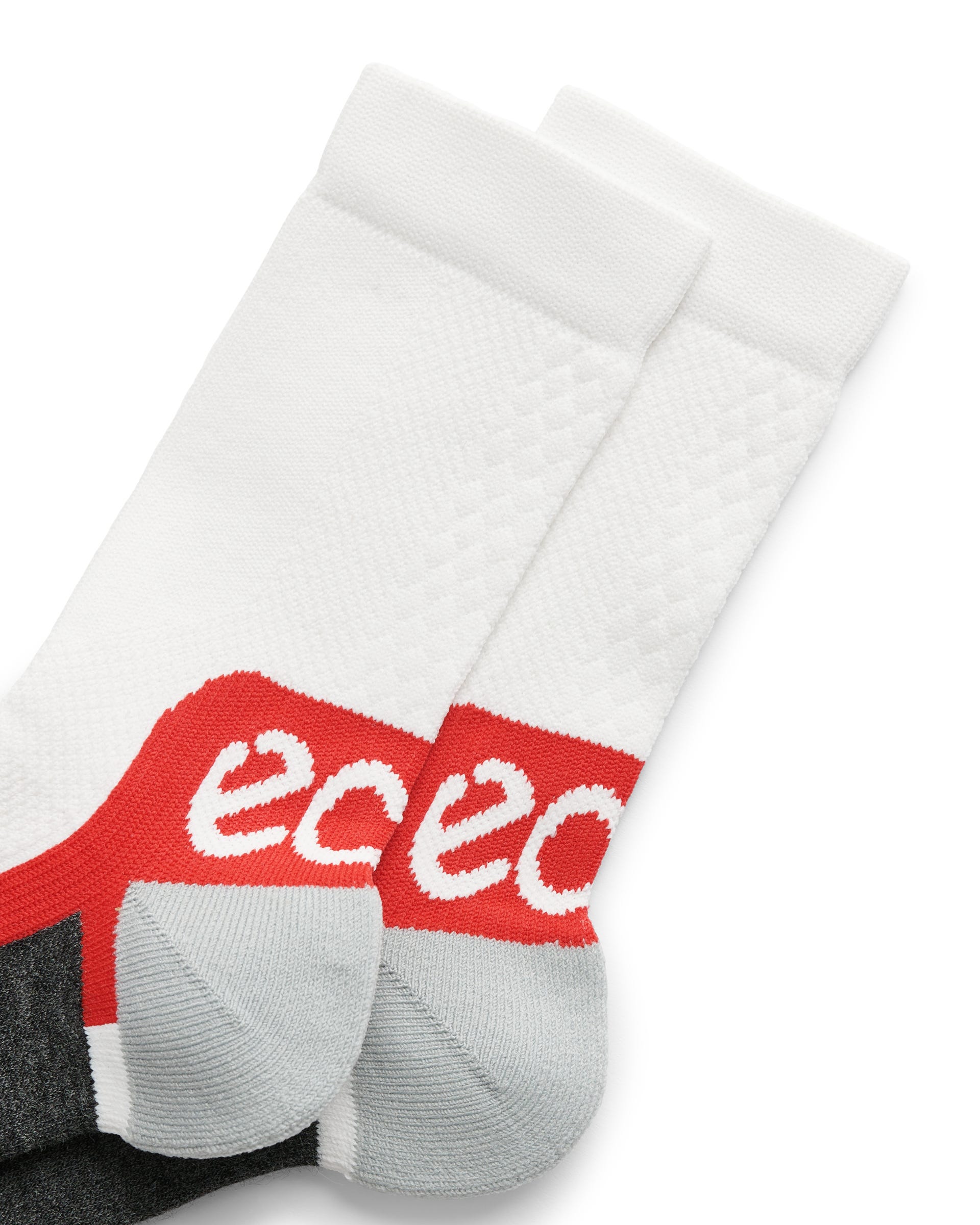 ECCO Biom ユニセックス ファンクショナルミッドカットソックス - ホワイト - Detail-1