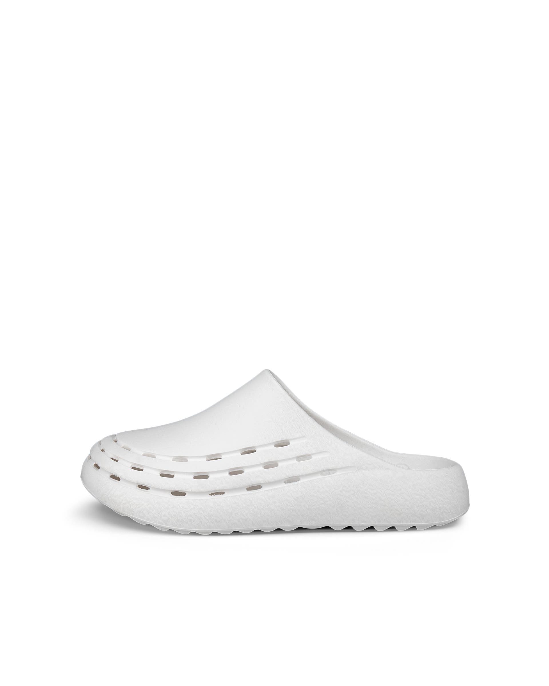 ECCO® Cozmo Slide sandale unisex - Blanc - Outside