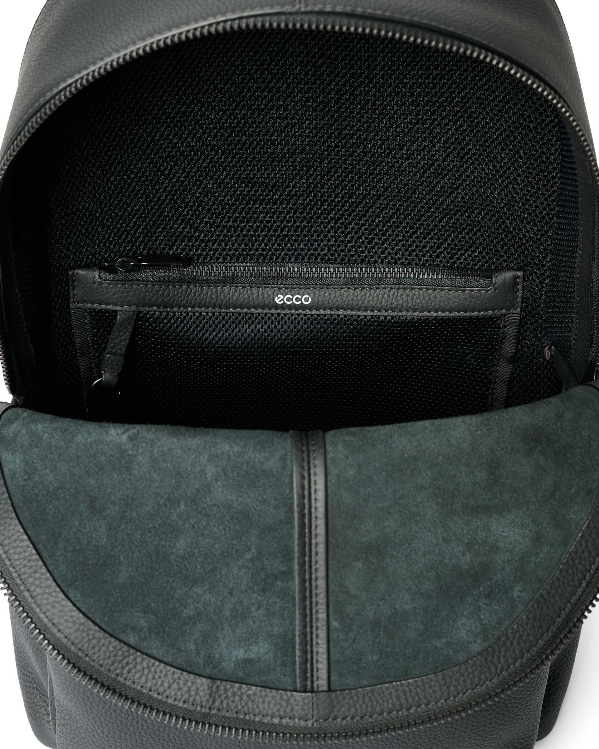 ECCO® Round Pack Ryggsäck skinn - Svart - Inside