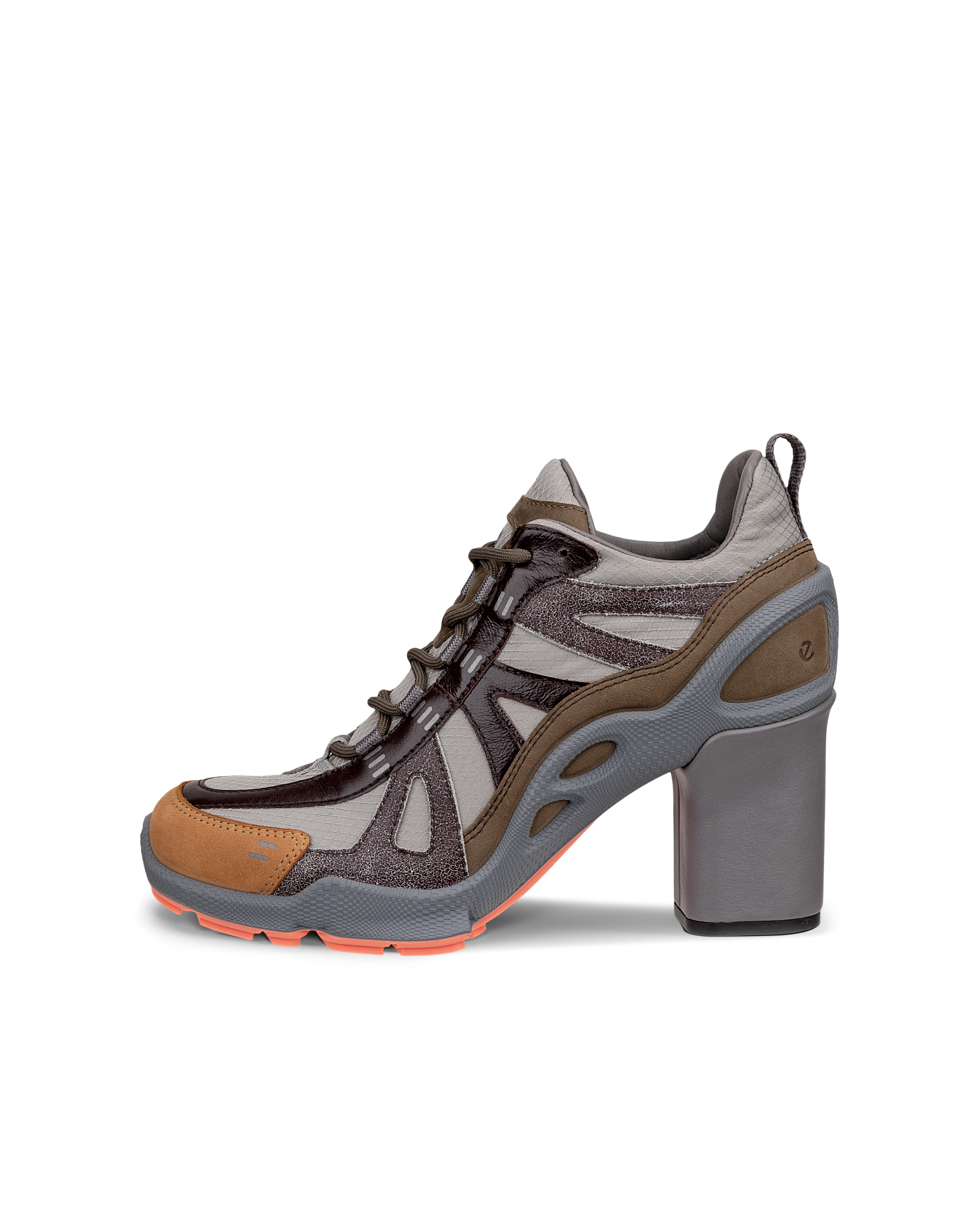 ECCO BIOM C 65 ウィメンズ レザー ハイヒール シューズ | グレー
