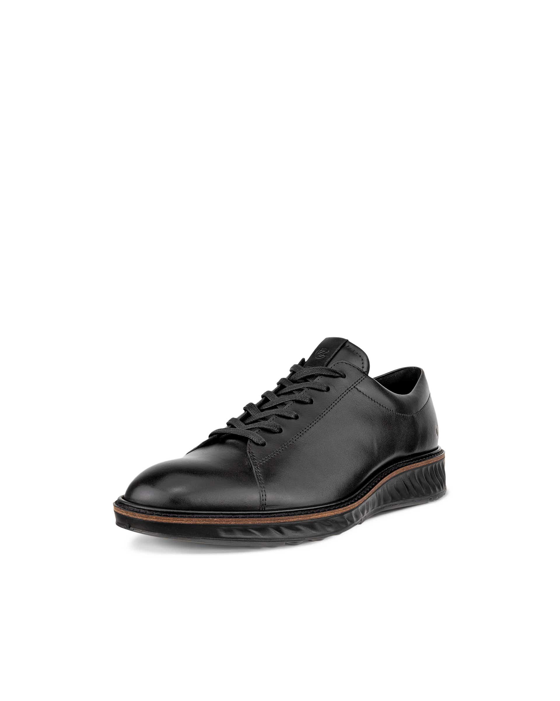 Men's ECCO® ST.1 Hybrid Leather Dress Shoe - Black - Main