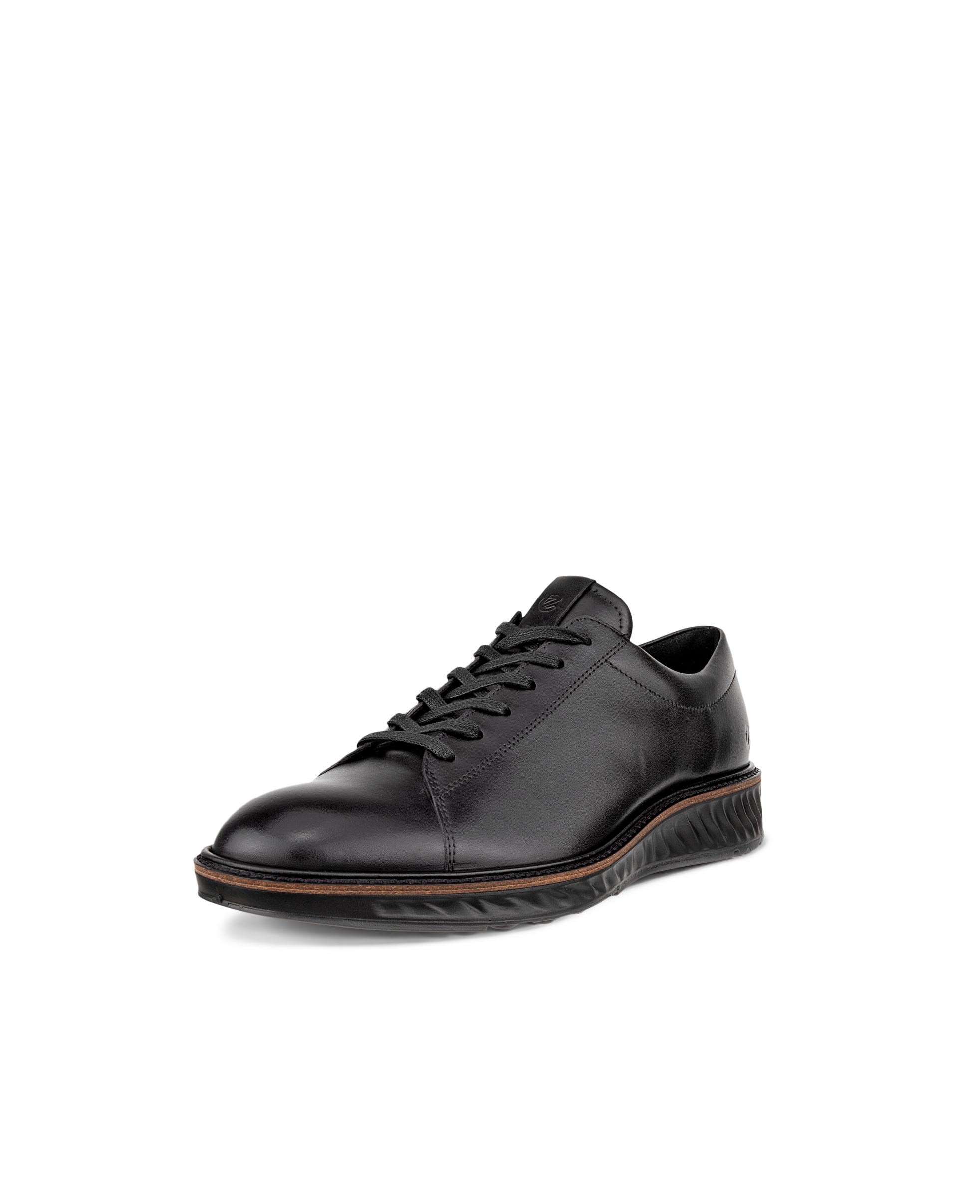 Men's ECCO® ST.1 Hybrid Leather Dress Shoe - Black - Main