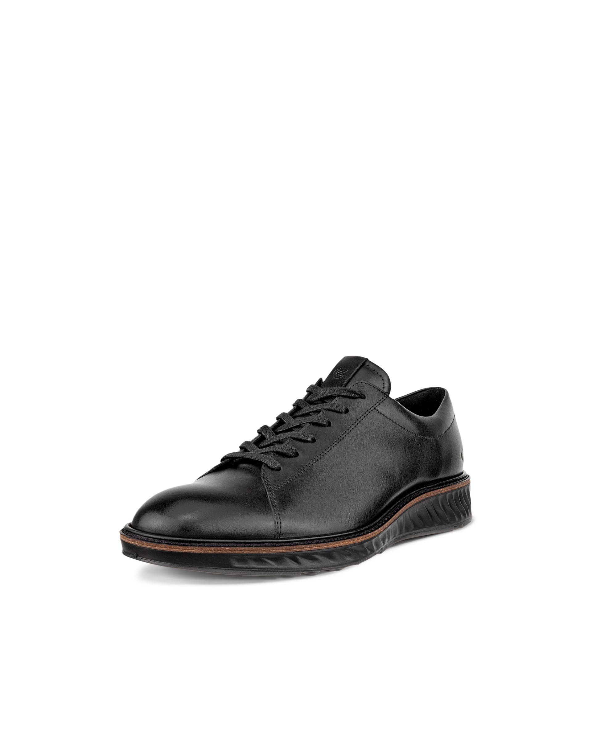 Men's ECCO® ST.1 Hybrid Leather Dress Shoe - Black - Main