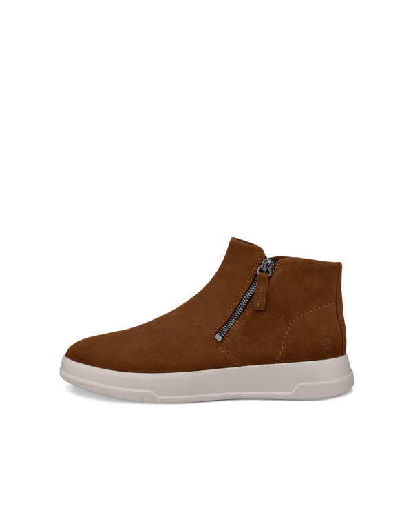ECCO Move W Zip Bootie — Brown