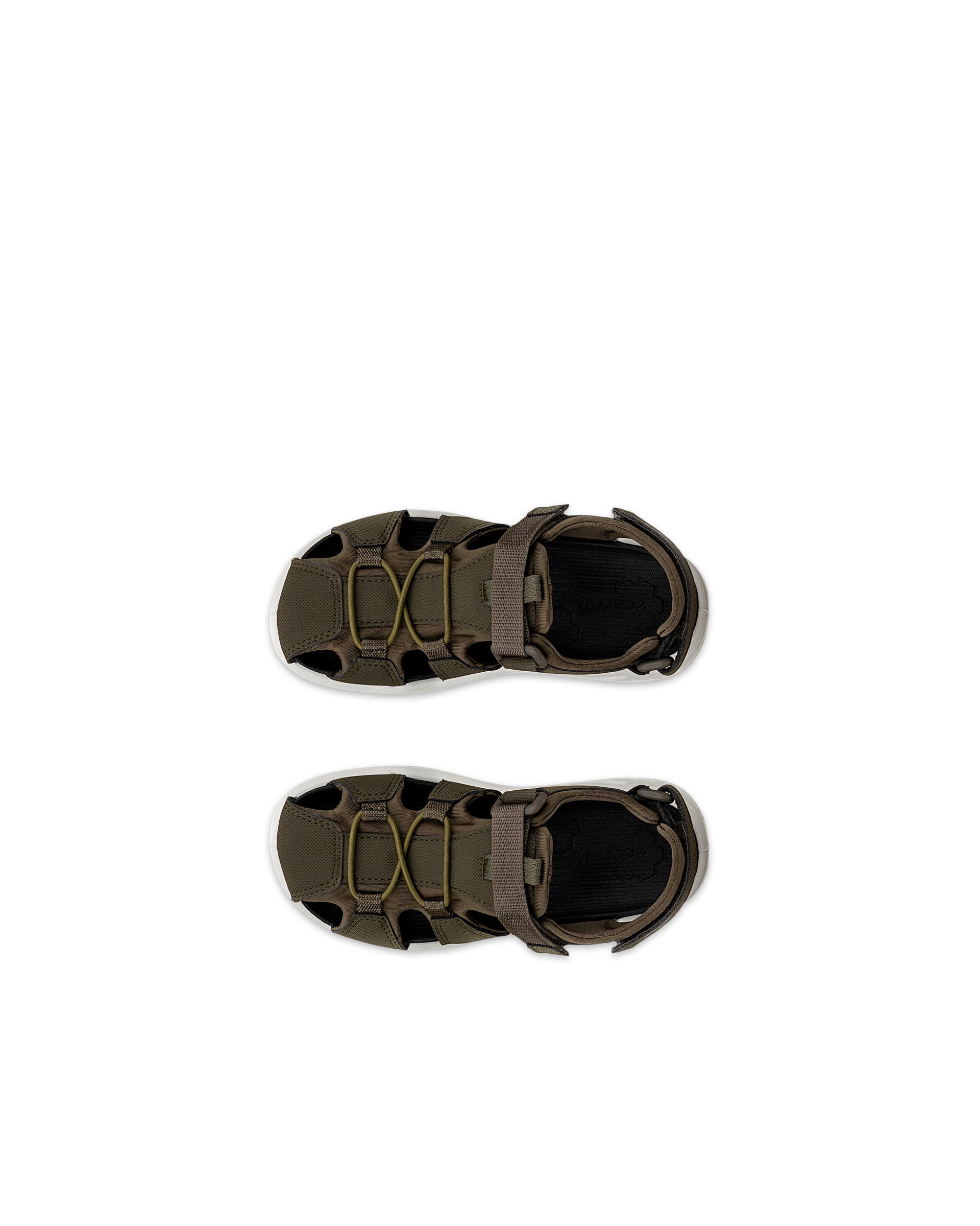 ECCO® X-Trinsic gyerek fisherman szandál - Zöld - Top left pair