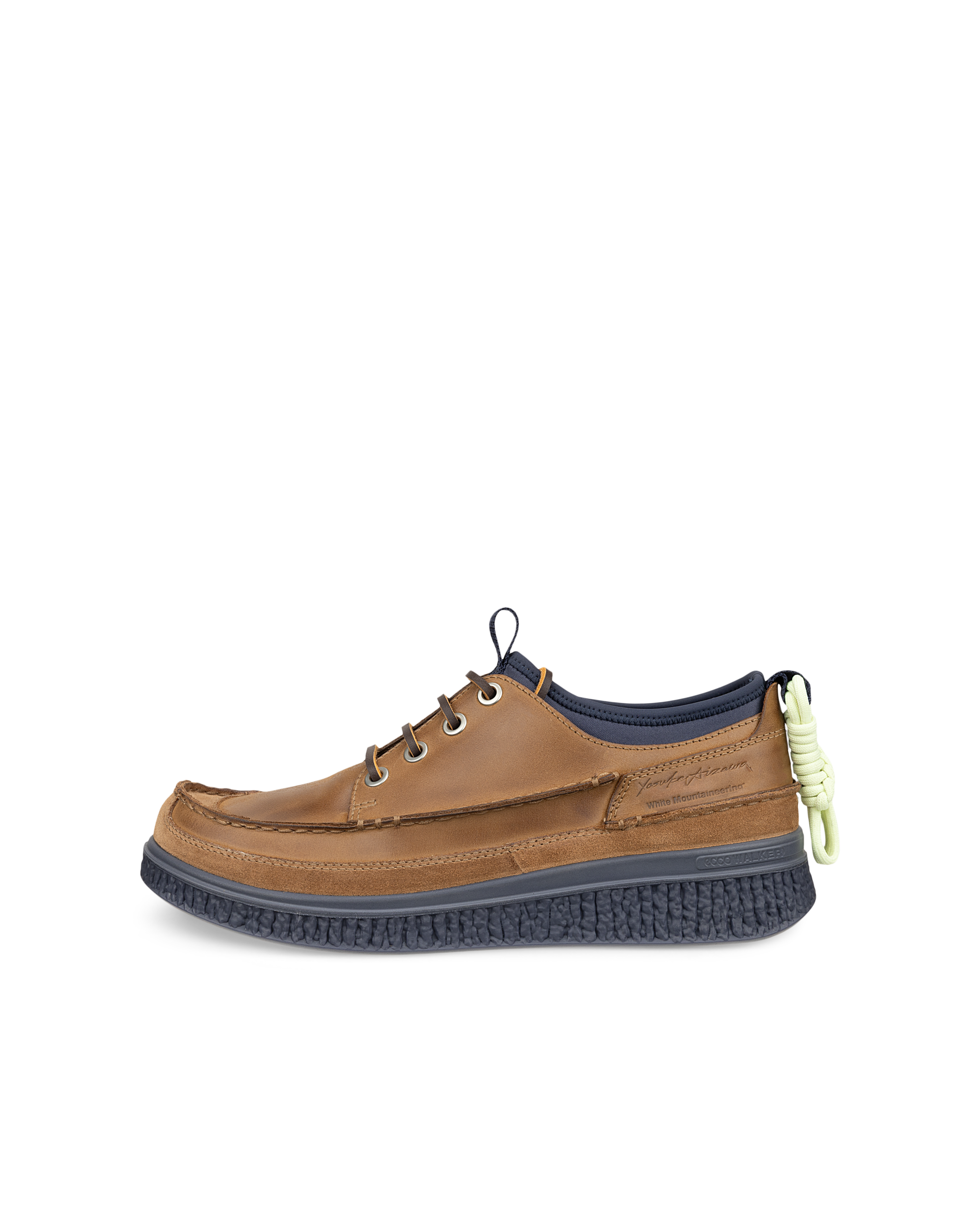 ECCO WM WALKER - Men's Nubuck Moc-Toe Shoe - Brown - 45